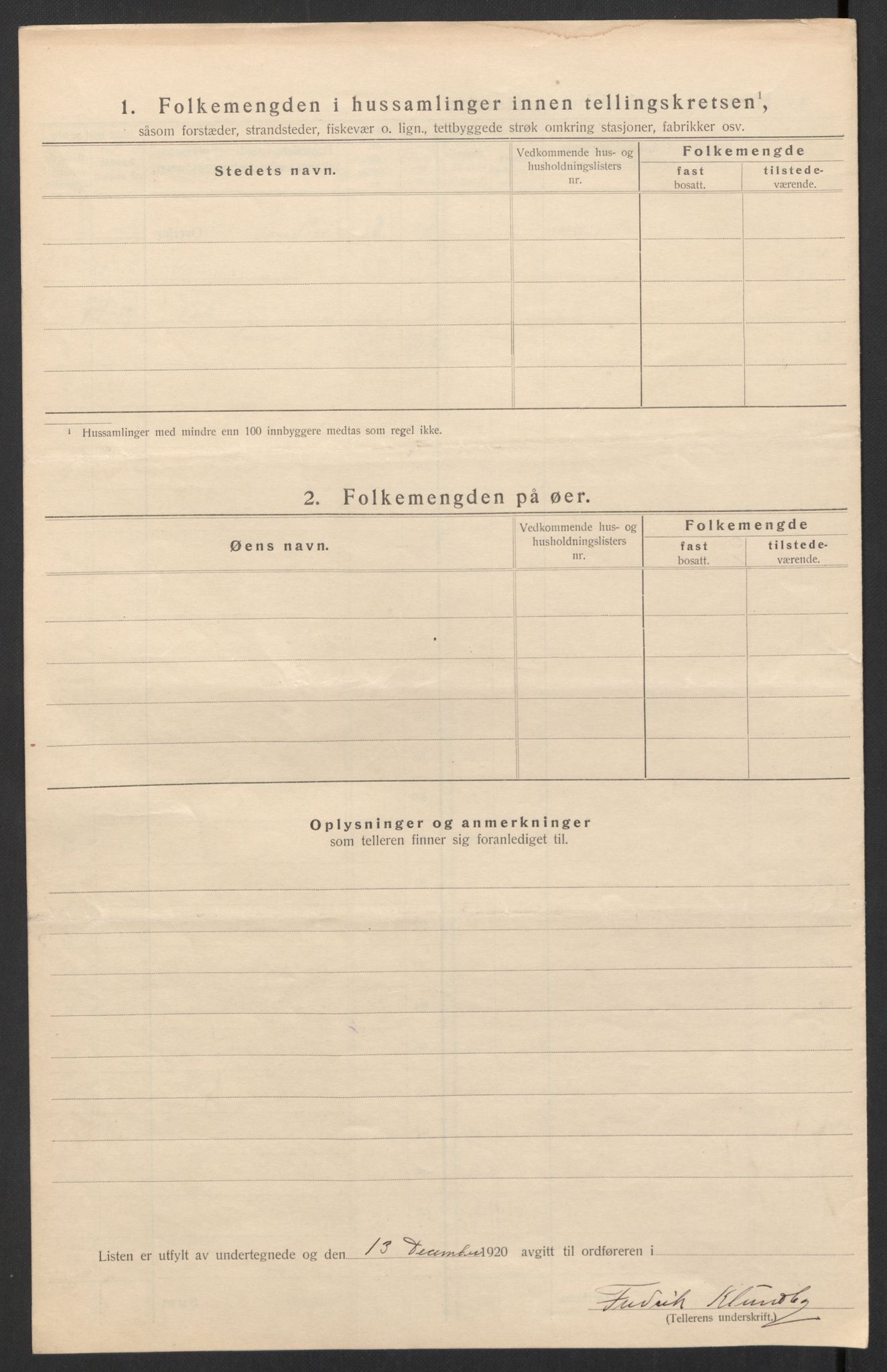 SAH, 1920 census for Biri, 1920, p. 21