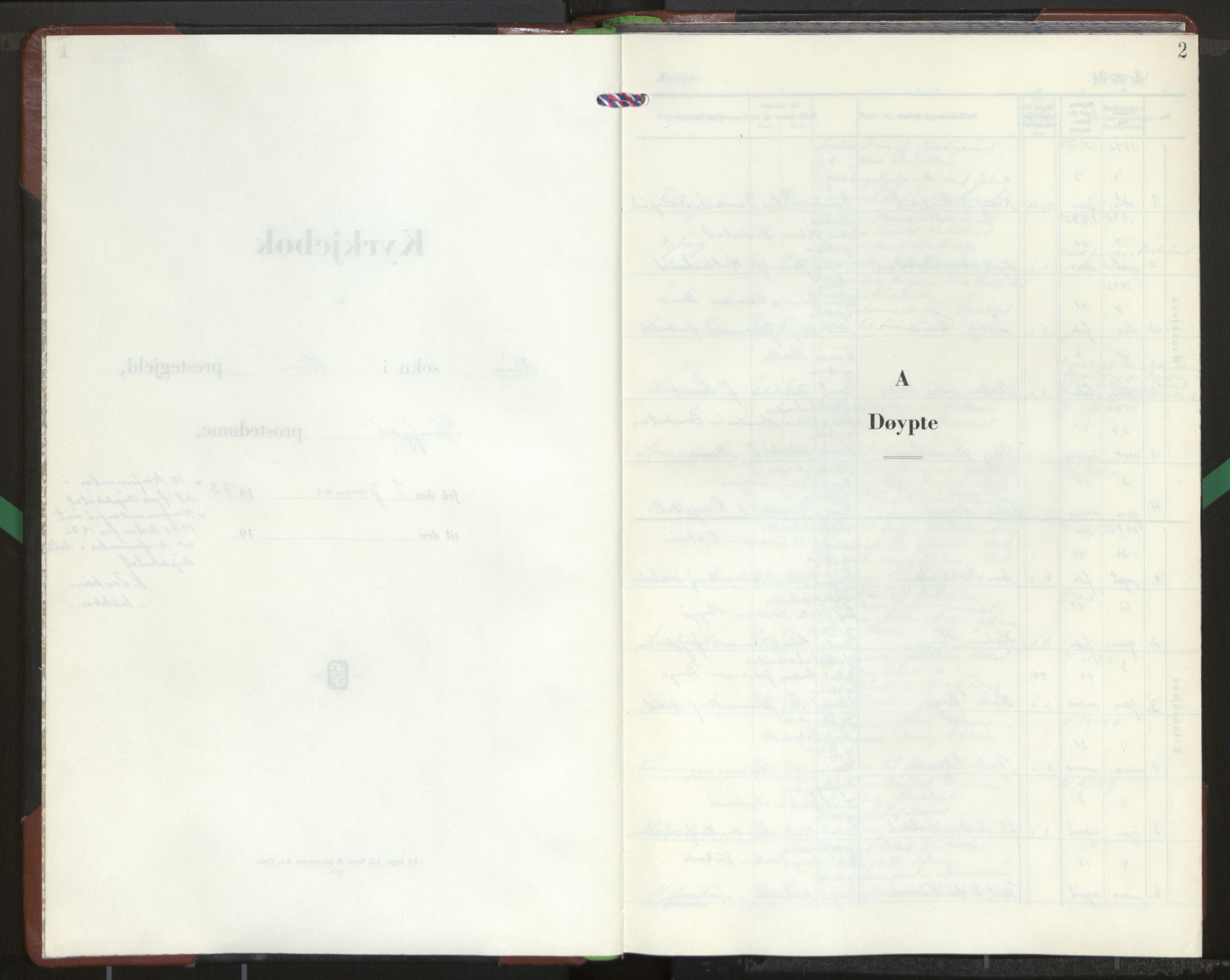 Kinn sokneprestembete, AV/SAB-A-80801/H/Hab/Haba/L0005: Parish register (copy) no. A 5, 1973-1979, p. 2