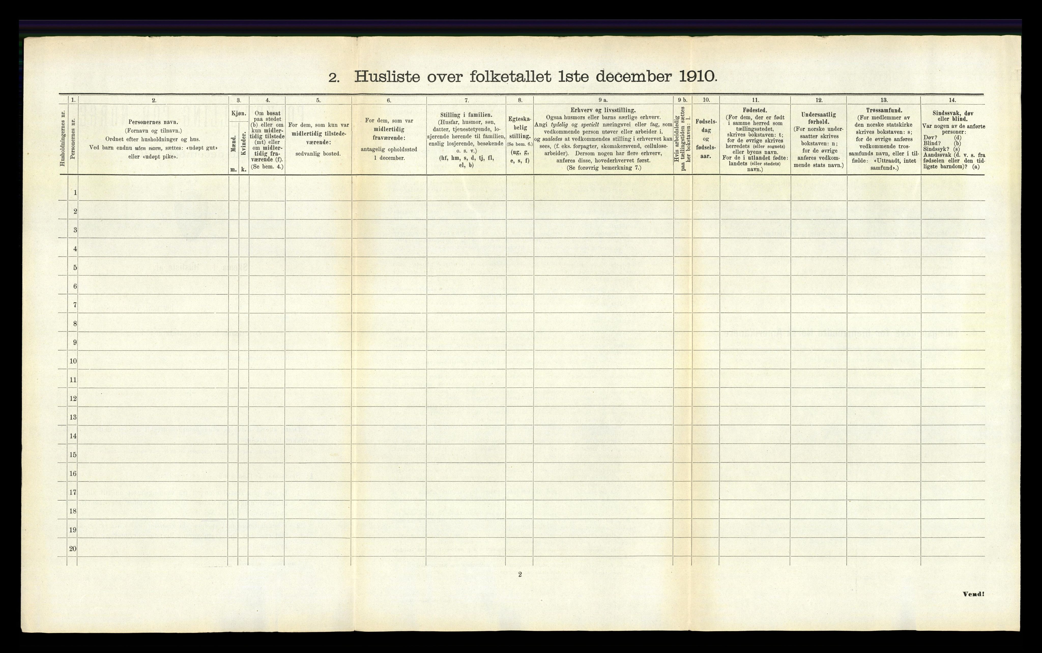 RA, 1910 census for Dypvåg, 1910, p. 749