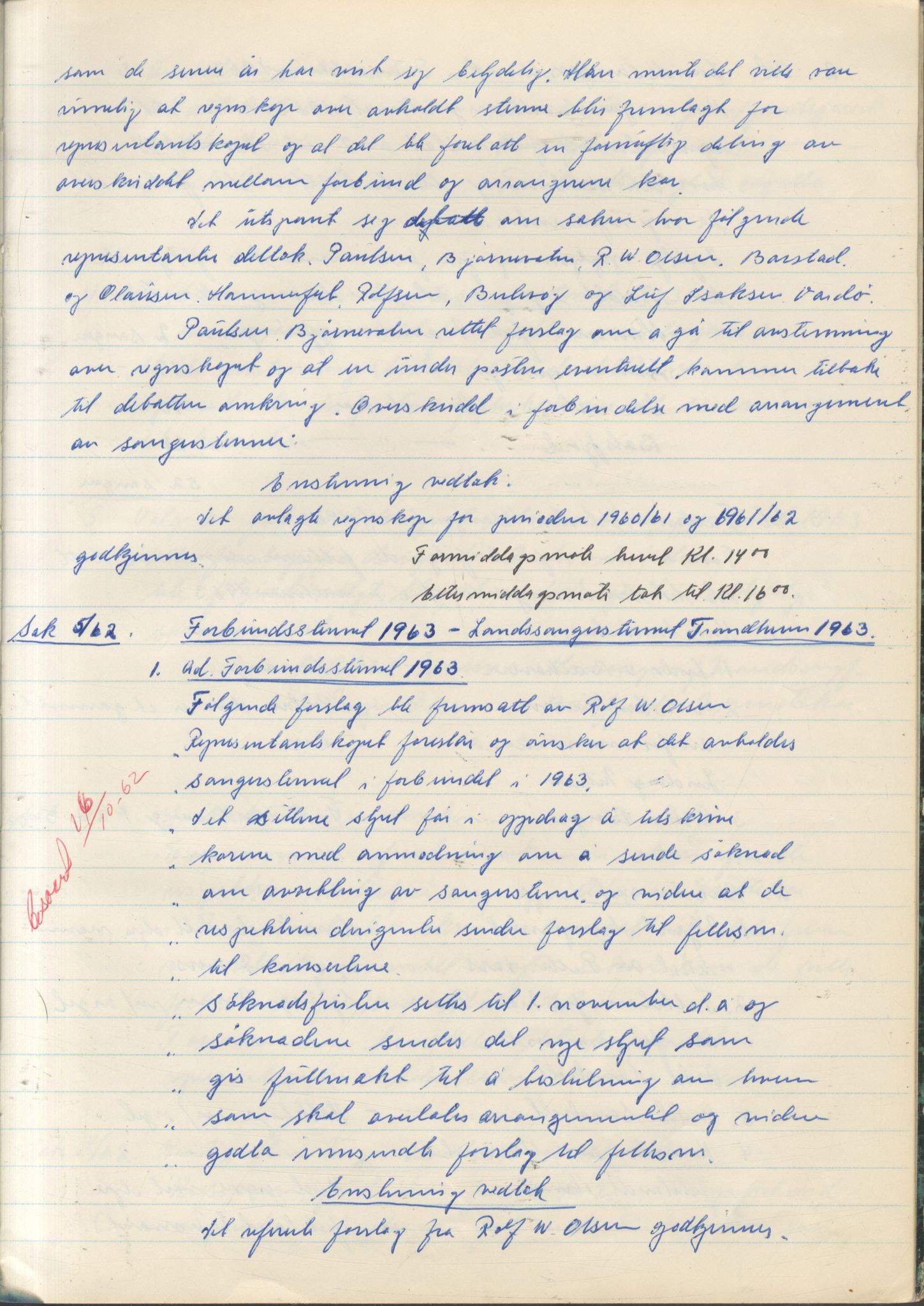 Finnmark Sangerforbund, FMFB/A-1050/A/L0011: Forhandlingsprotokoll, 1947-1963, p. 216