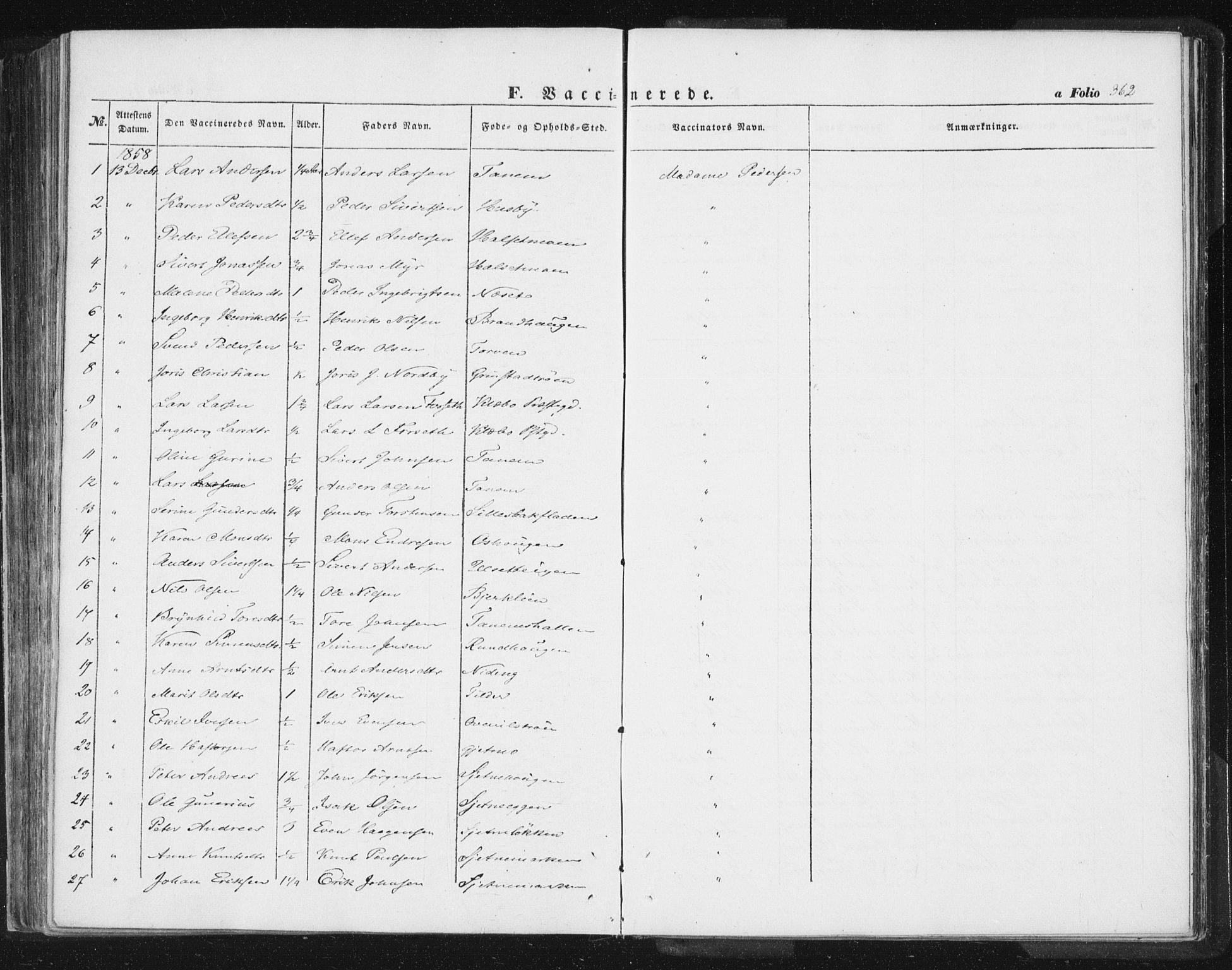 Ministerialprotokoller, klokkerbøker og fødselsregistre - Sør-Trøndelag, SAT/A-1456/618/L0441: Parish register (official) no. 618A05, 1843-1862, p. 362