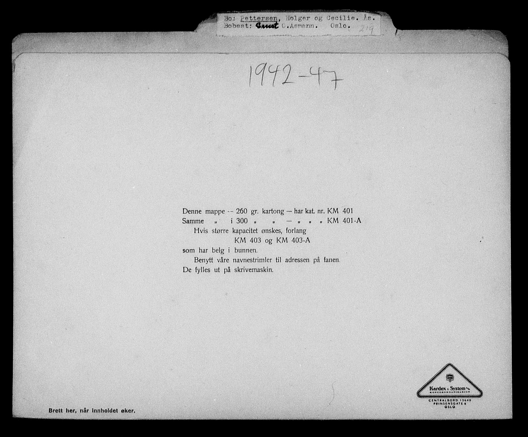 Justisdepartementet, Tilbakeføringskontoret for inndratte formuer, AV/RA-S-1564/H/Hc/Hcc/L0968: --, 1945-1947, p. 565