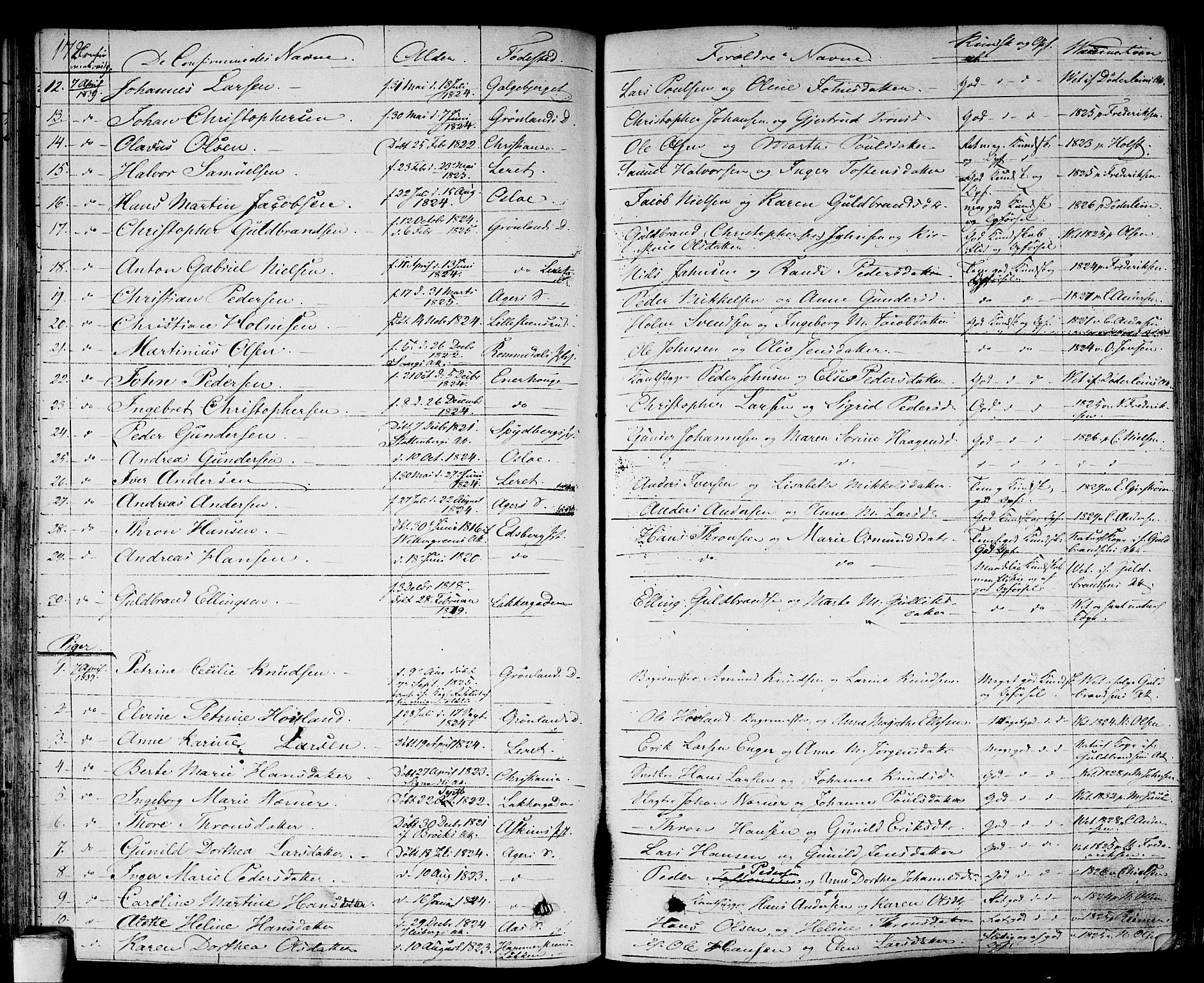 Gamlebyen prestekontor Kirkebøker, SAO/A-10884/F/Fa/L0003: Parish register (official) no. 3, 1829-1849, p. 172