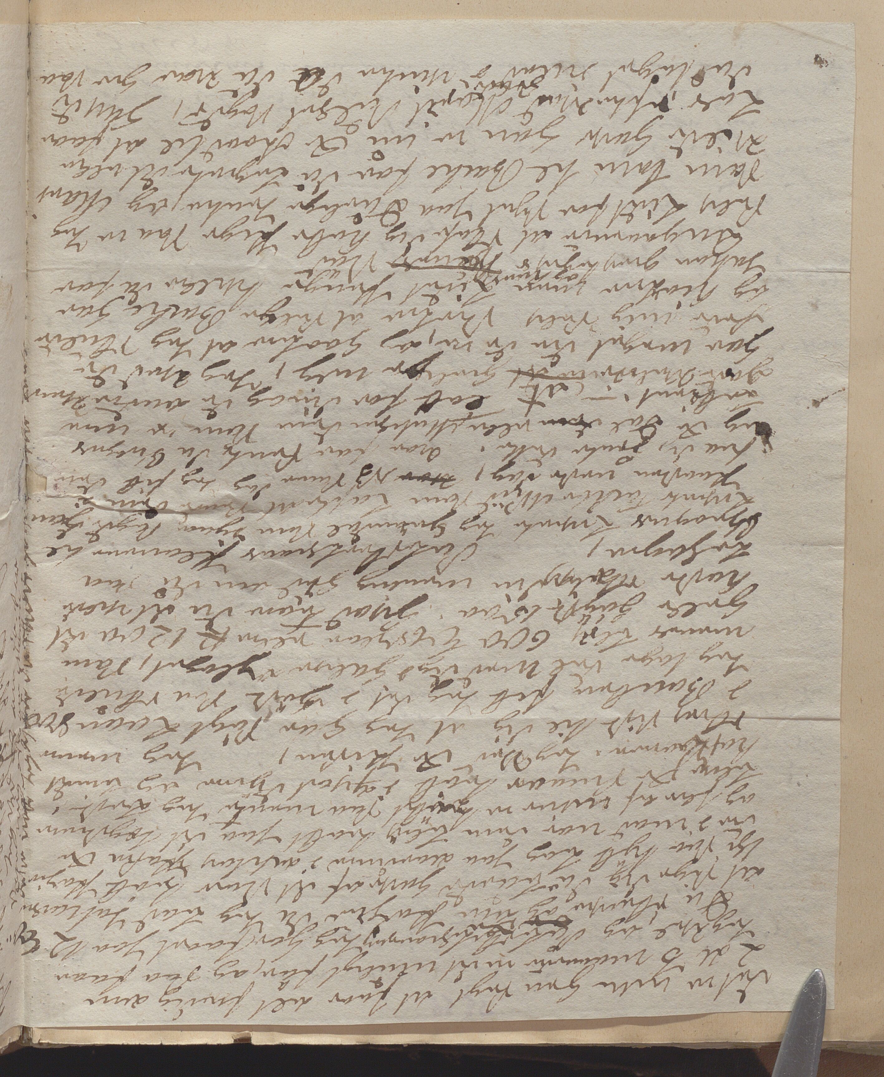 Heggtveitsamlingen, TMF/A-1007/H/L0050: Innbundne brev, Ms A, med innlagt registratur. , 1800-1850