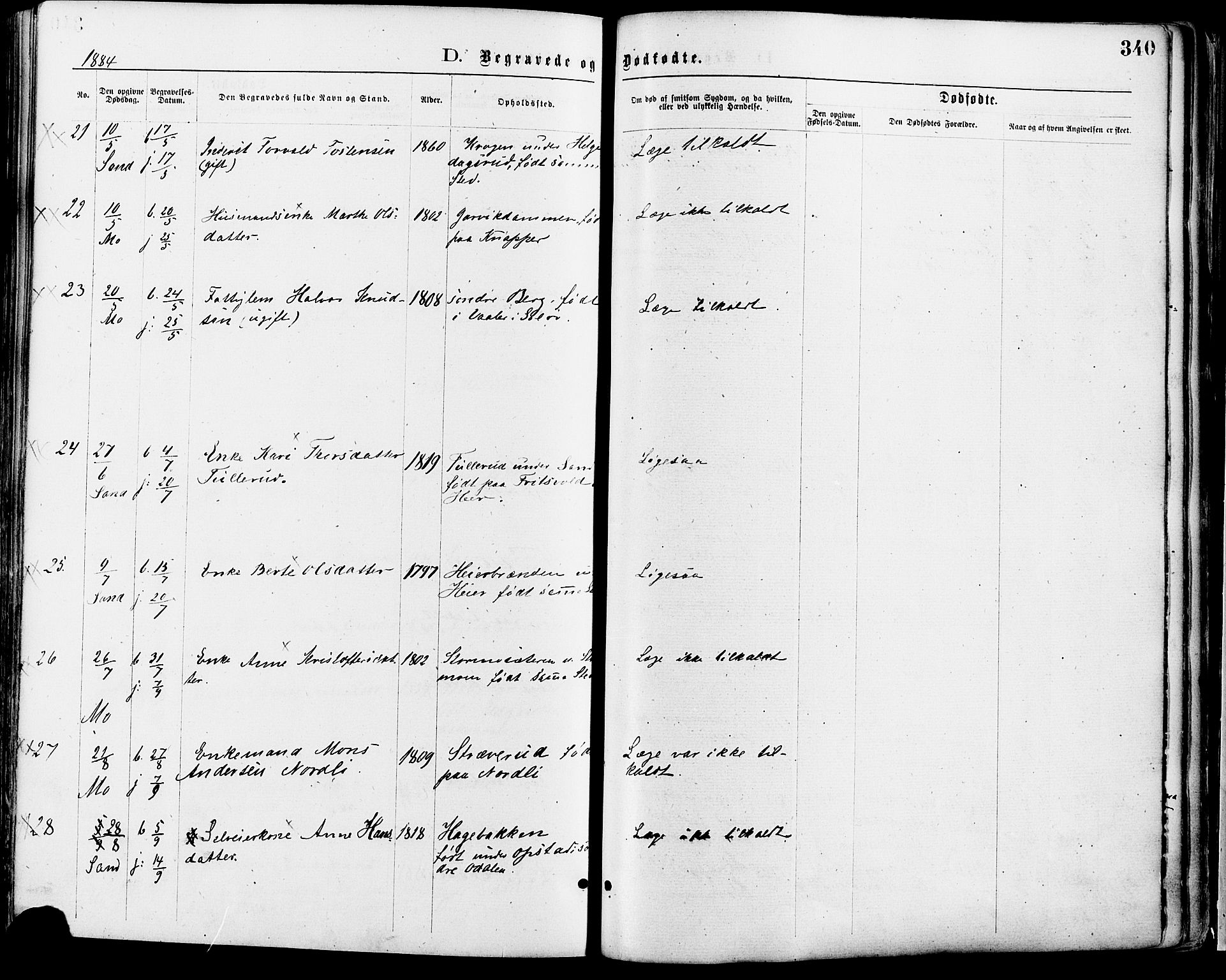 Nord-Odal prestekontor, AV/SAH-PREST-032/H/Ha/Haa/L0005: Parish register (official) no. 5, 1874-1885, p. 340