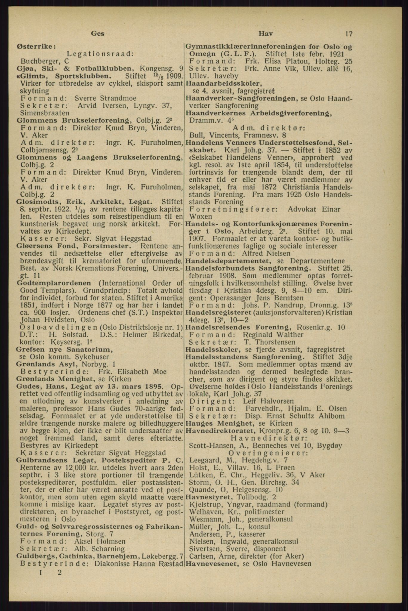 Kristiania/Oslo adressebok, PUBL/-, 1929, p. 17
