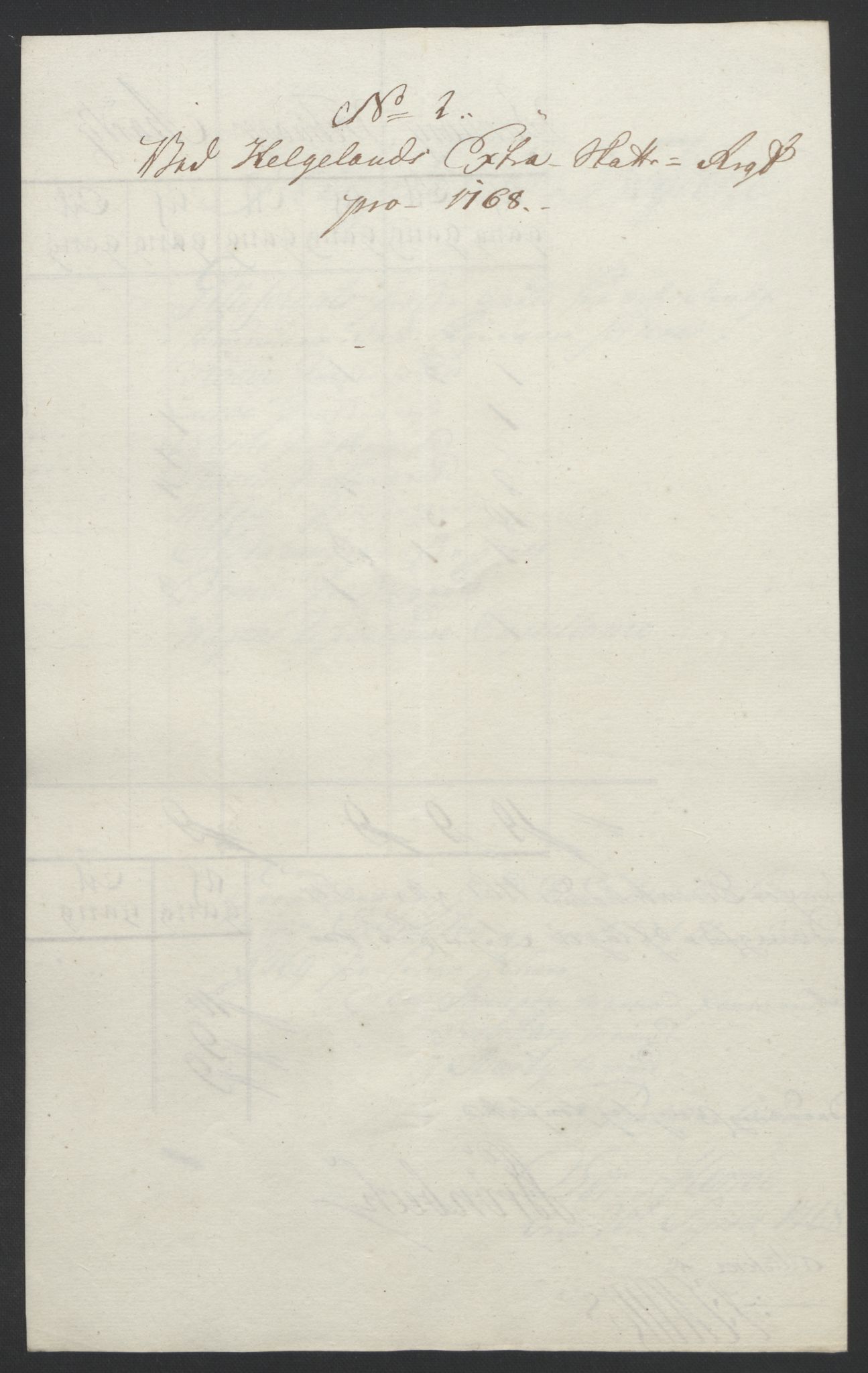 Rentekammeret inntil 1814, Reviderte regnskaper, Fogderegnskap, AV/RA-EA-4092/R65/L4573: Ekstraskatten Helgeland, 1762-1772, p. 182