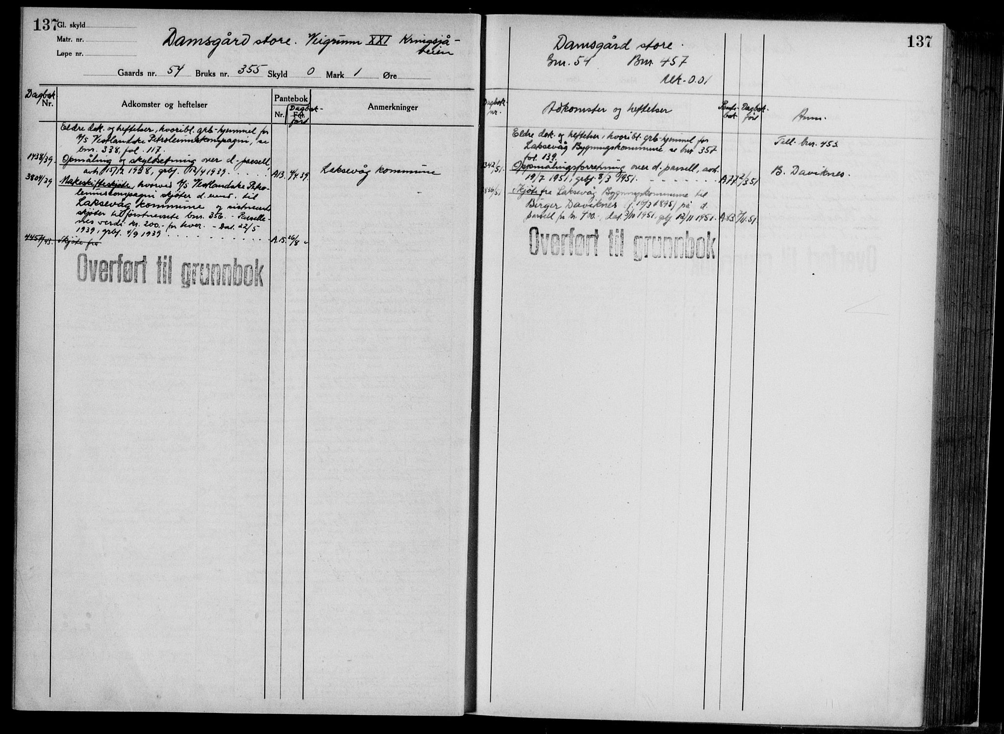 Midhordland sorenskriveri, AV/SAB-A-3001/1/G/Ga/Gab/L0117: Mortgage register no. II.A.b.117, p. 137