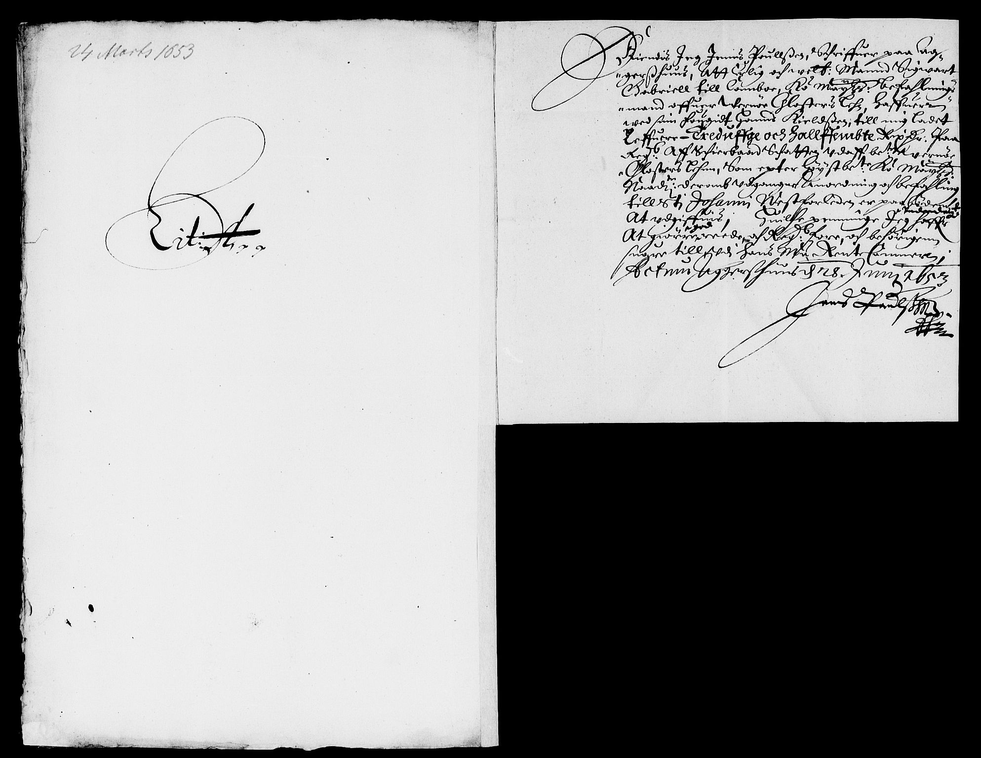 Rentekammeret inntil 1814, Reviderte regnskaper, Lensregnskaper, RA/EA-5023/R/Rb/Rbg/L0010: Verne kloster len, 1653-1660