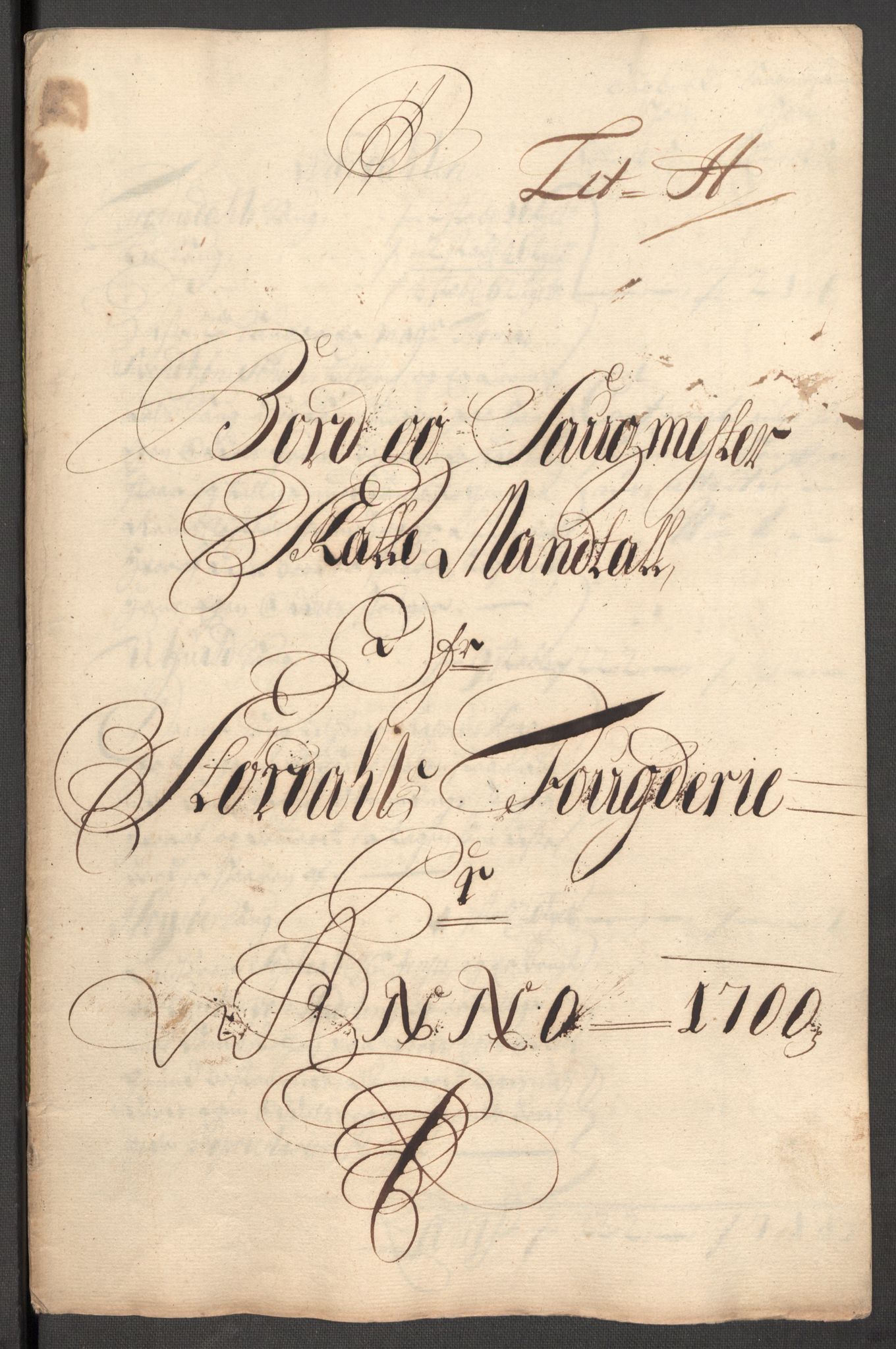 Rentekammeret inntil 1814, Reviderte regnskaper, Fogderegnskap, AV/RA-EA-4092/R62/L4192: Fogderegnskap Stjørdal og Verdal, 1700, p. 179