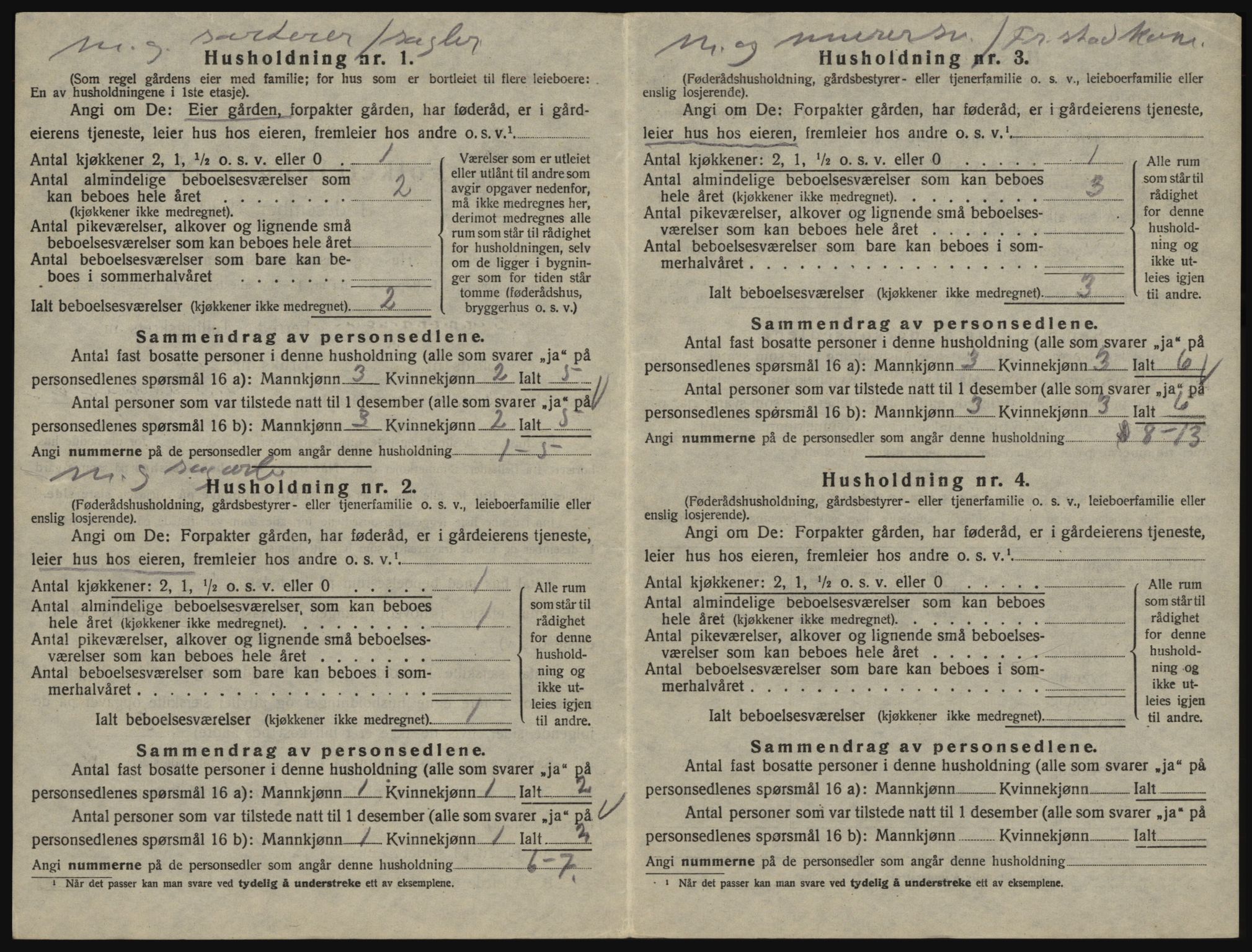 SAO, 1920 census for Glemmen, 1920, p. 776