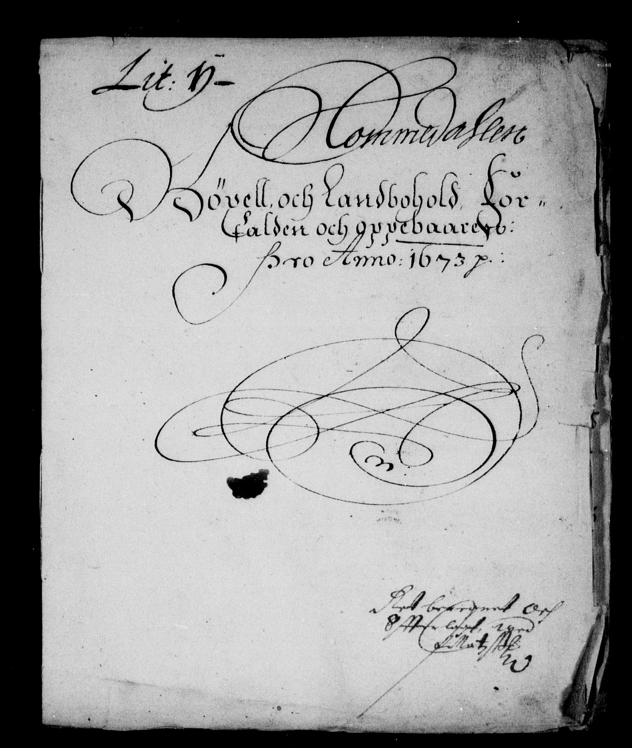 Rentekammeret inntil 1814, Reviderte regnskaper, Stiftamtstueregnskaper, Trondheim stiftamt og Nordland amt, RA/EA-6044/R/Rd/L0038: Trondheim stiftamt, 1673