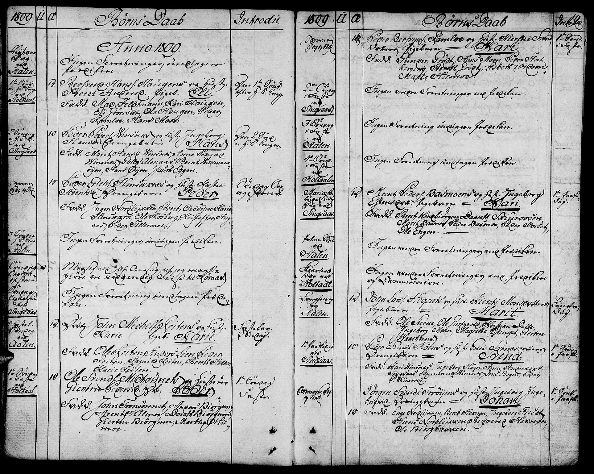 Ministerialprotokoller, klokkerbøker og fødselsregistre - Sør-Trøndelag, SAT/A-1456/685/L0953: Parish register (official) no. 685A02, 1805-1816, p. 19