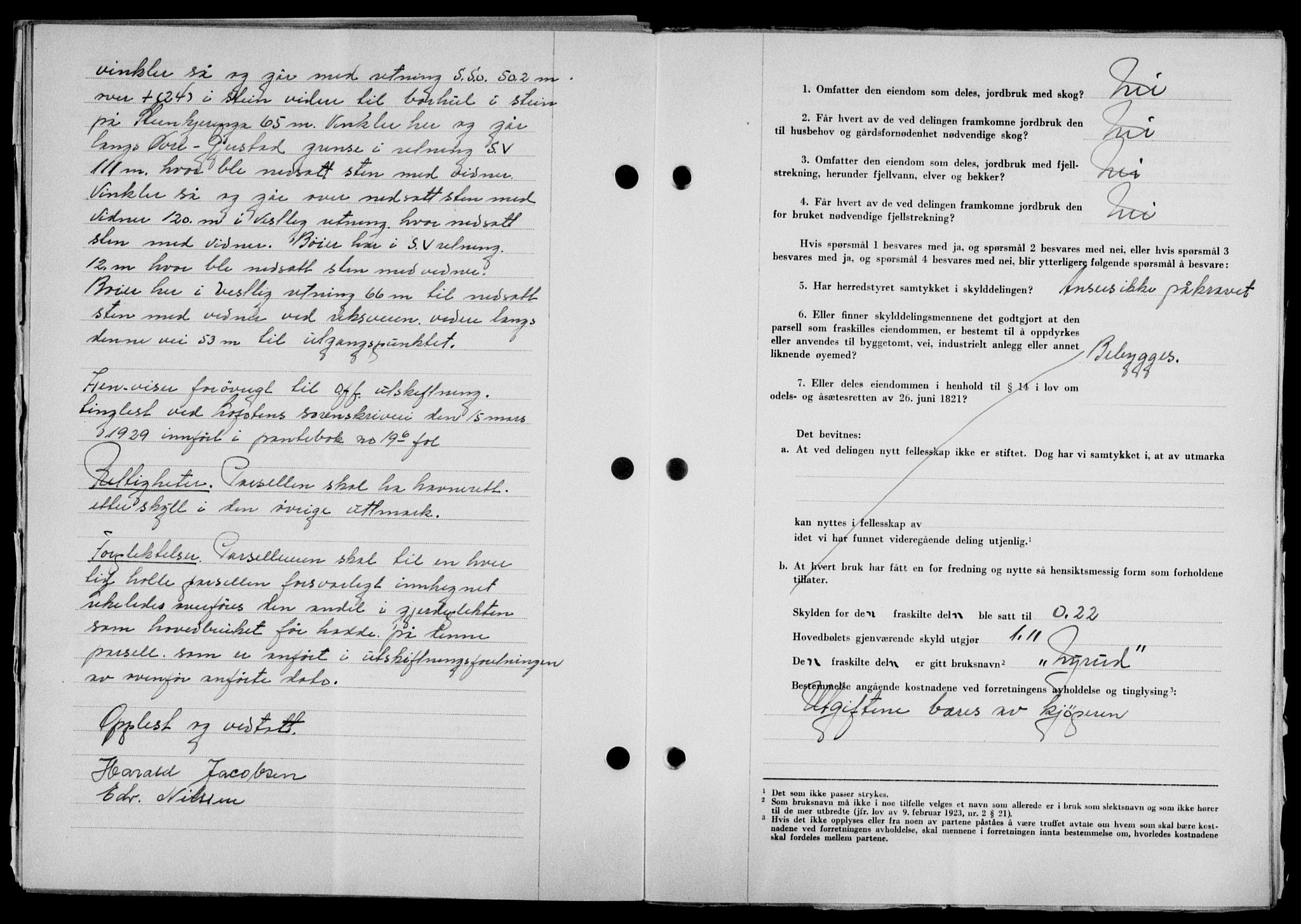 Lofoten sorenskriveri, SAT/A-0017/1/2/2C/L0019a: Mortgage book no. 19a, 1948-1948, Diary no: : 2443/1948