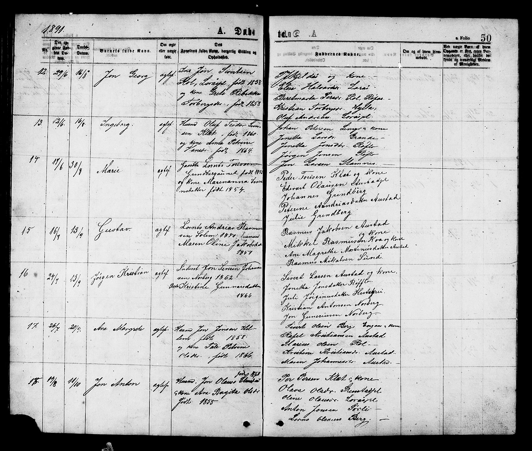 Ministerialprotokoller, klokkerbøker og fødselsregistre - Nord-Trøndelag, AV/SAT-A-1458/731/L0311: Parish register (copy) no. 731C02, 1875-1911, p. 50