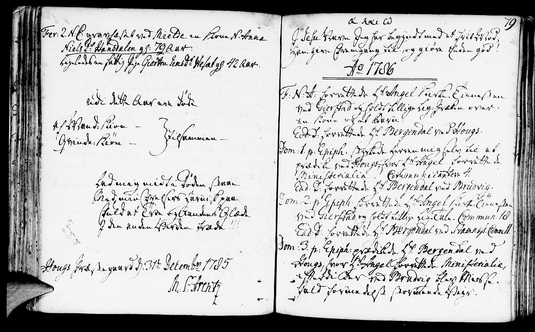 Haus sokneprestembete, SAB/A-75601/H/Haa: Parish register (official) no. A 10, 1782-1796, p. 79
