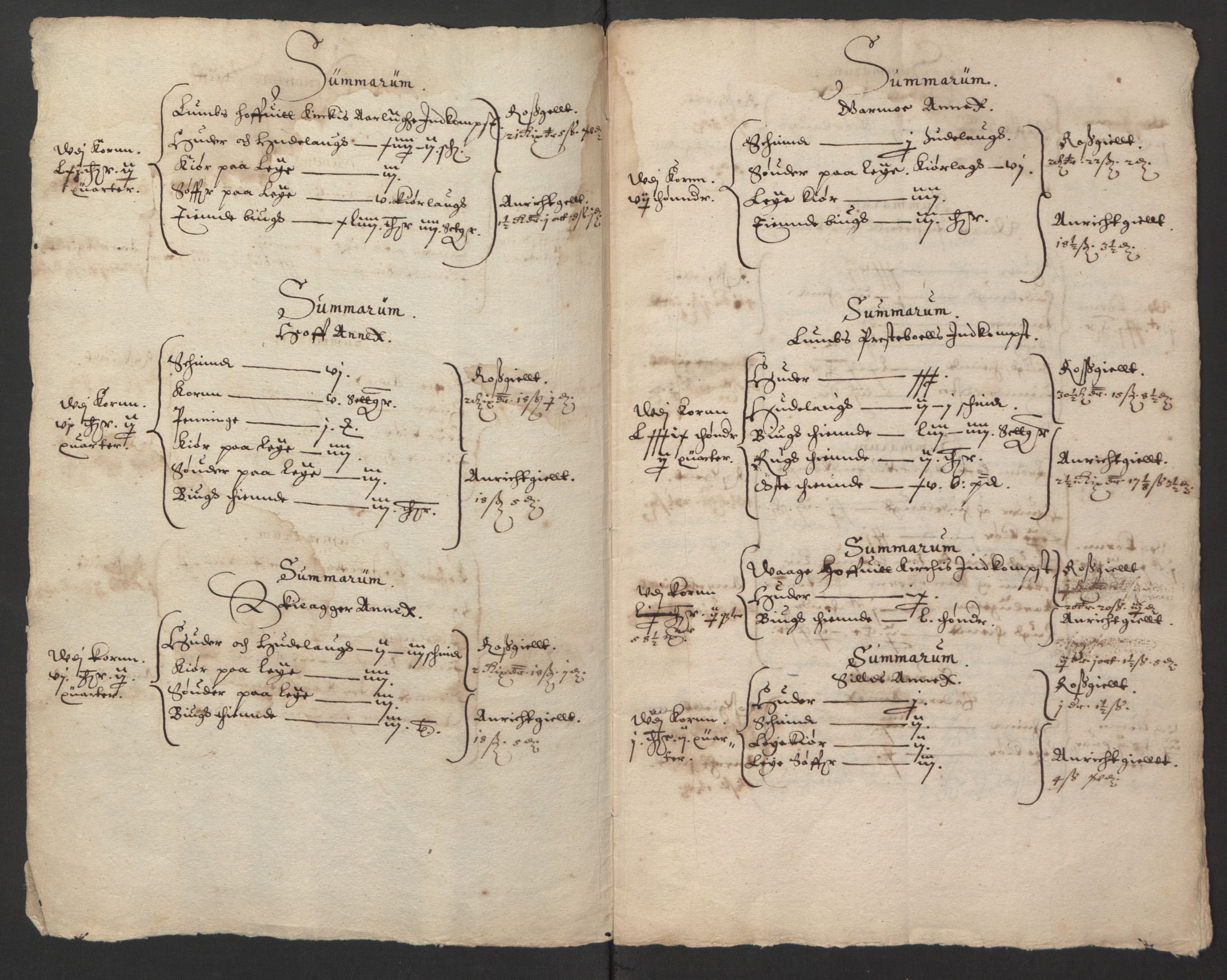 Stattholderembetet 1572-1771, AV/RA-EA-2870/Ek/L0014/0001: Jordebøker til utlikning av rosstjeneste 1624-1626: / Kirke- og prestebolsinntekter i Oslo og Hamar bispedømme, 1625-1626, p. 92