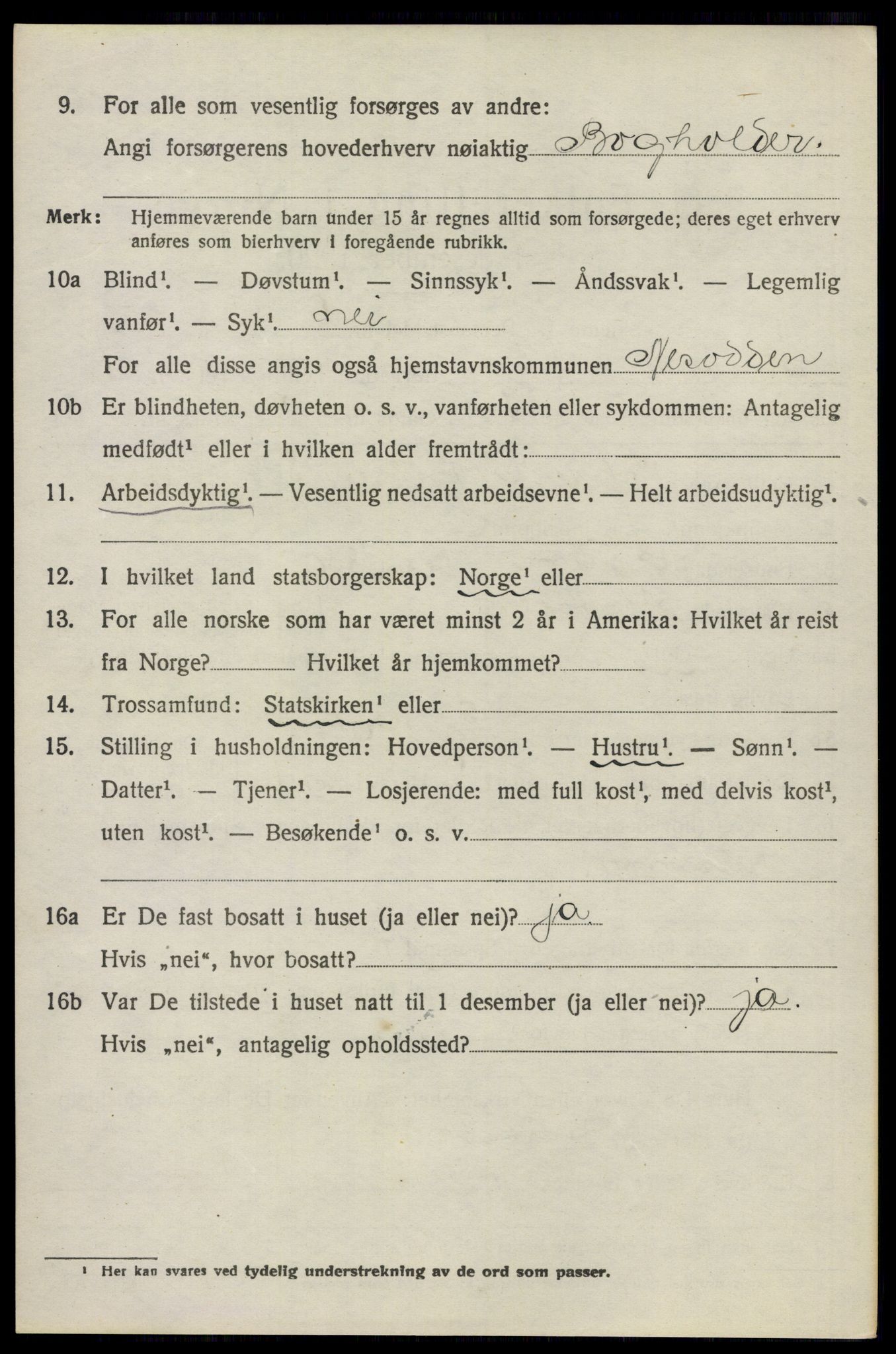 SAO, 1920 census for Nesodden, 1920, p. 1780