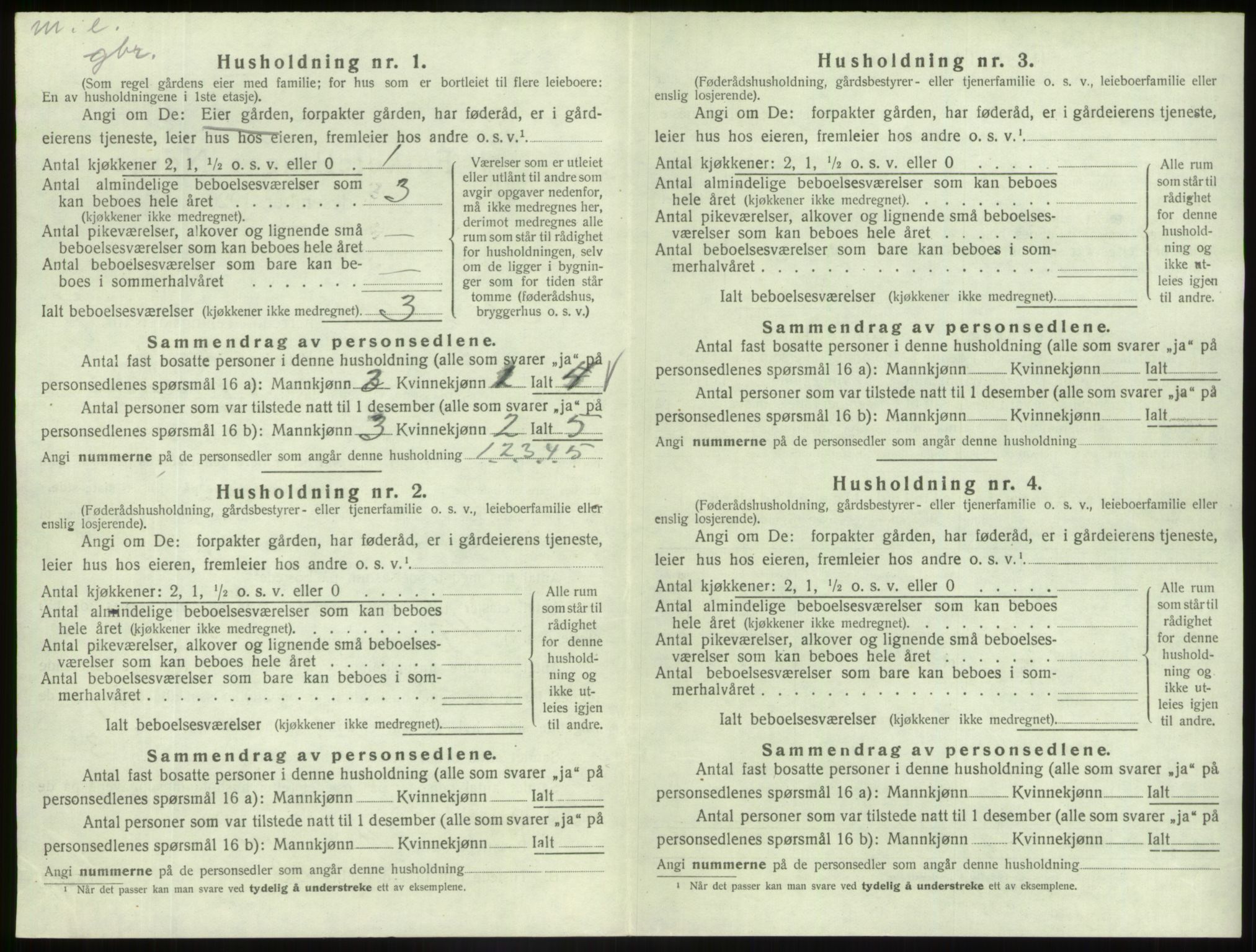 SAB, 1920 census for Askvoll, 1920, p. 370