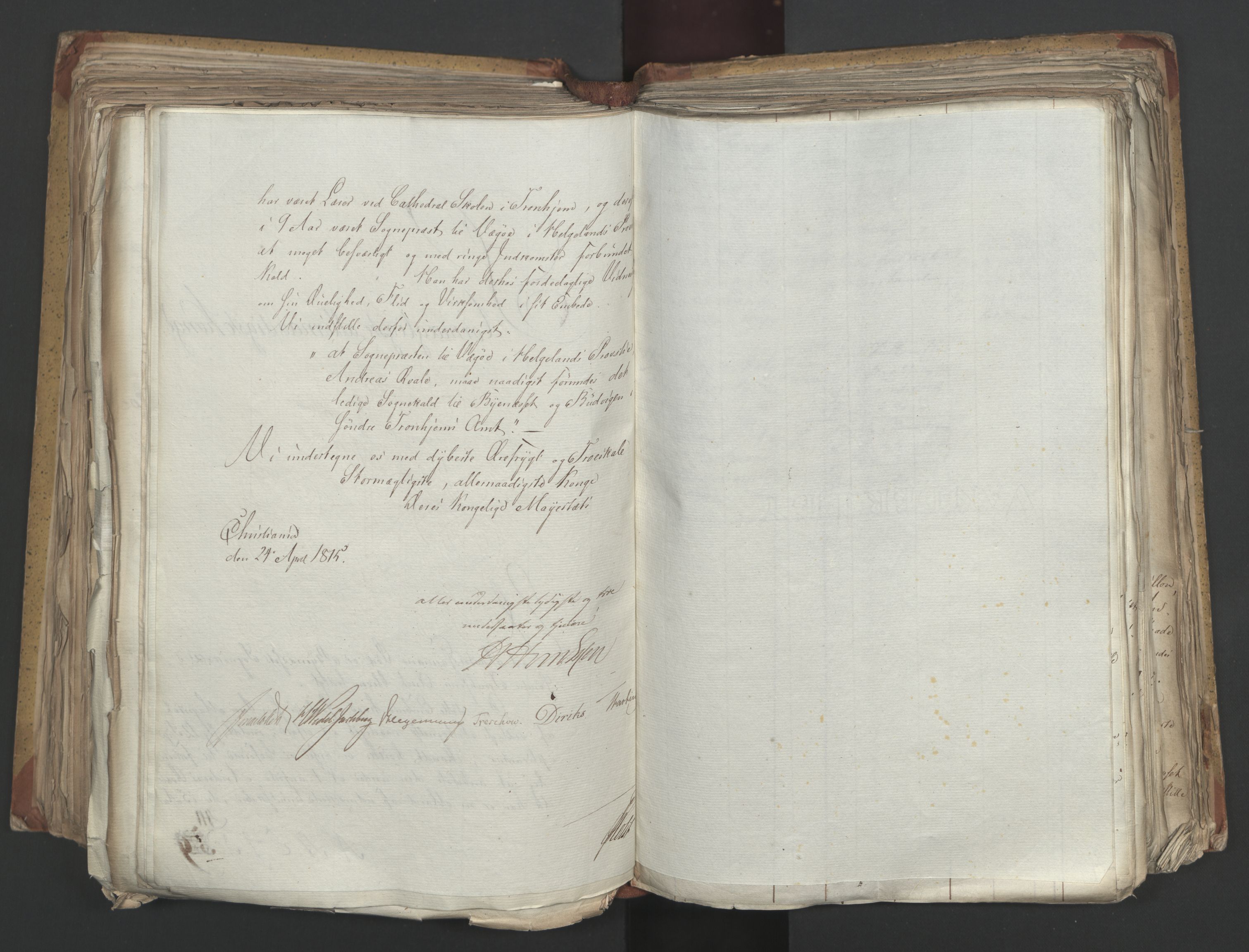 Statsrådsavdelingen i Stockholm, AV/RA-S-1003/D/Da/L0002: Regjeringsinnstillinger nr. 263-518, 1815, p. 330