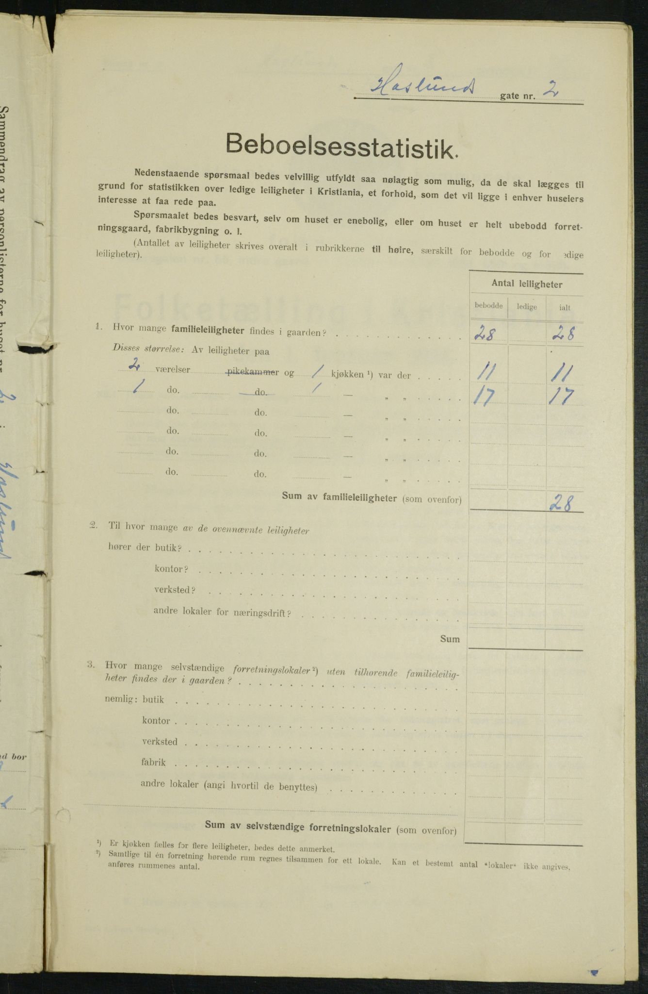 OBA, Municipal Census 1914 for Kristiania, 1914, p. 26857