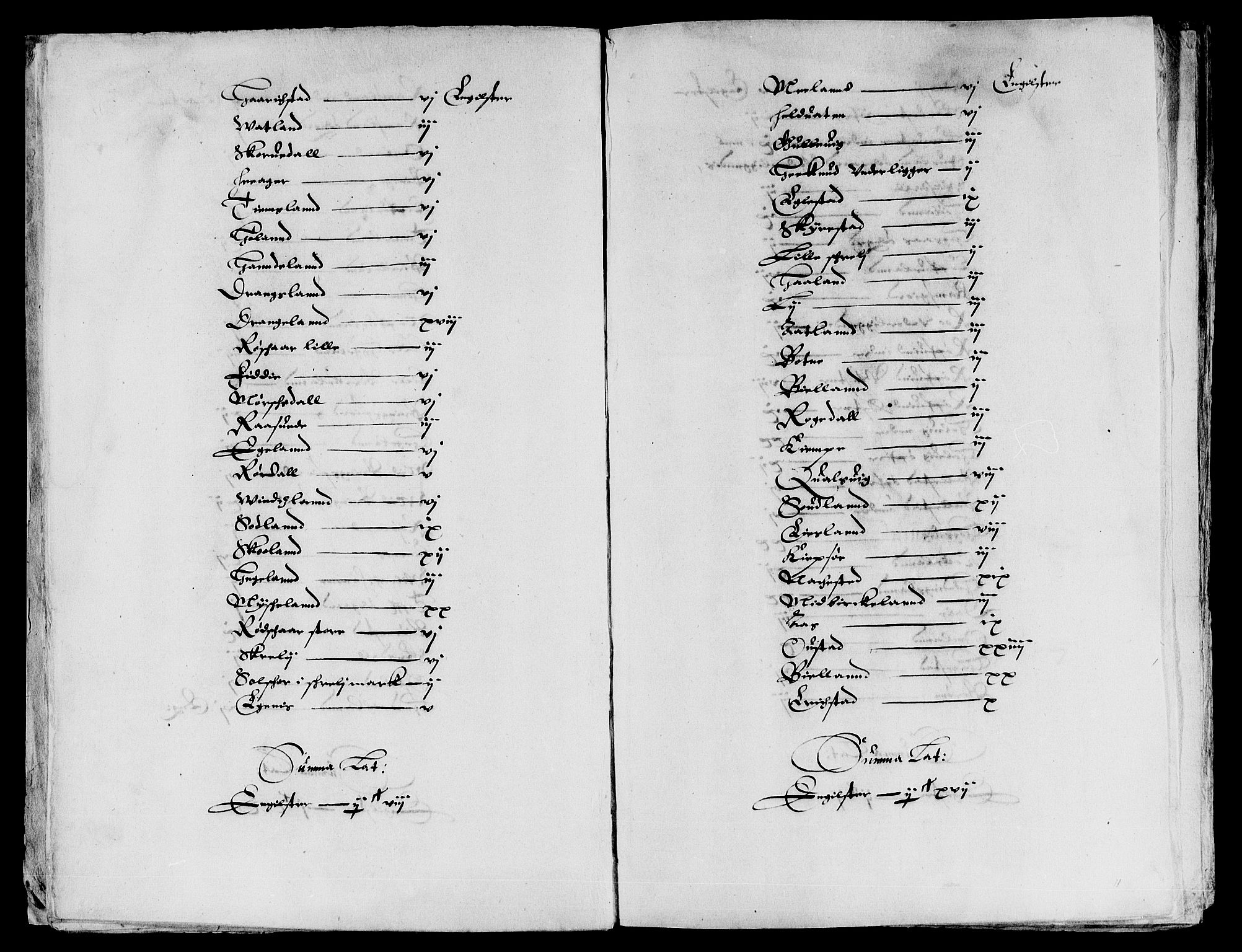 Rentekammeret inntil 1814, Reviderte regnskaper, Lensregnskaper, AV/RA-EA-5023/R/Rb/Rbr/L0001: Lista len, 1604-1606