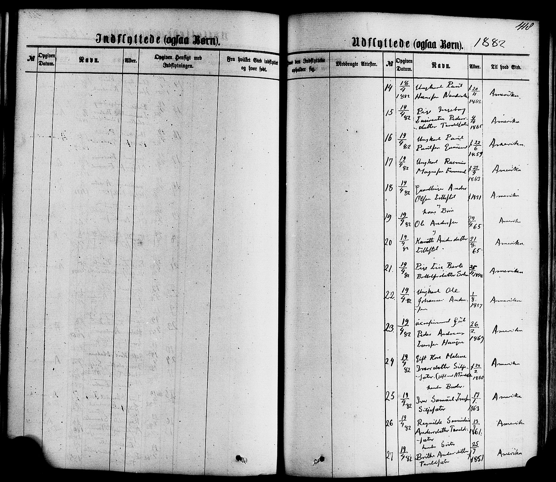 Hornindal sokneprestembete, AV/SAB-A-82401/H/Haa/Haaa/L0002: Parish register (official) no. A 2, 1867-1884, p. 418