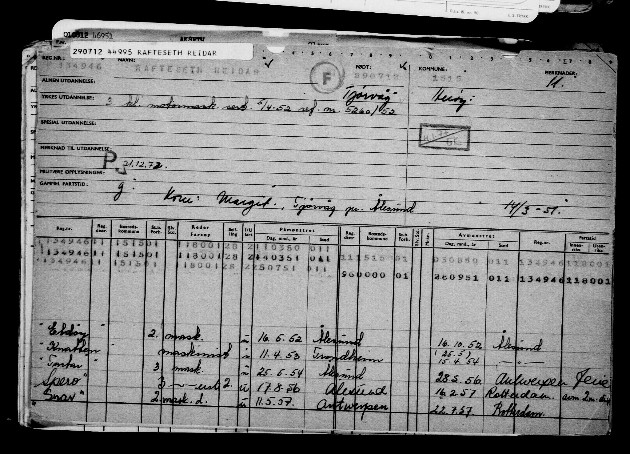 Direktoratet for sjømenn, AV/RA-S-3545/G/Gb/L0106: Hovedkort, 1912, p. 253