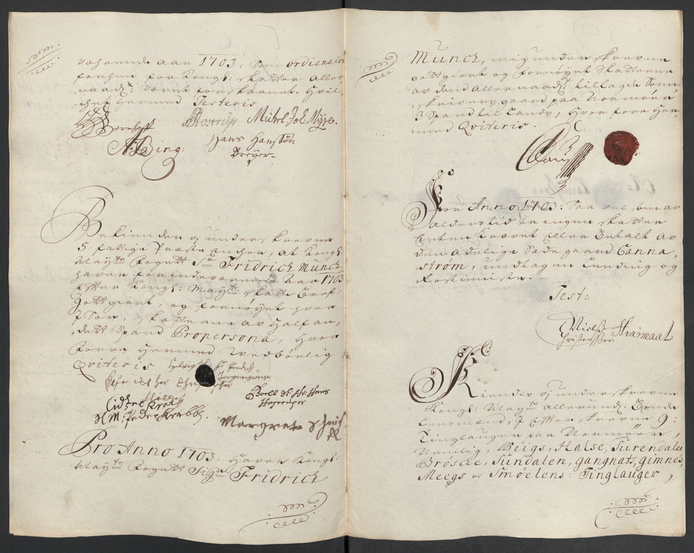 Rentekammeret inntil 1814, Reviderte regnskaper, Fogderegnskap, RA/EA-4092/R56/L3740: Fogderegnskap Nordmøre, 1703-1704, p. 138