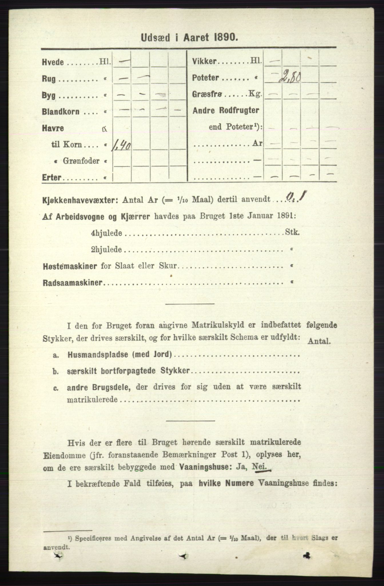 RA, 1891 census for 0728 Lardal, 1891, p. 4052