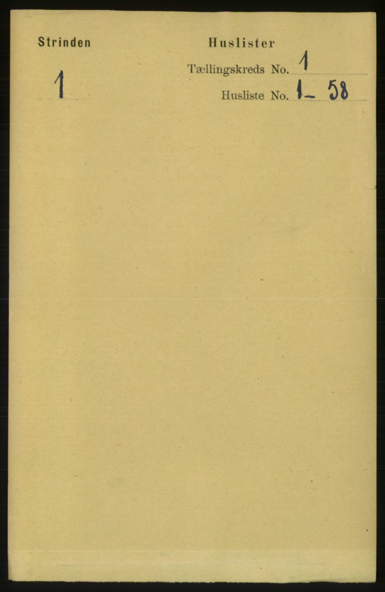 RA, 1891 census for 1660 Strinda, 1891, p. 41