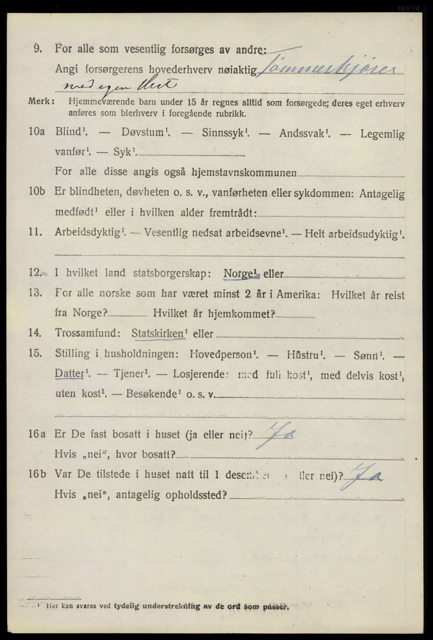 SAO, 1920 census for Moss land district, 1920, p. 6444