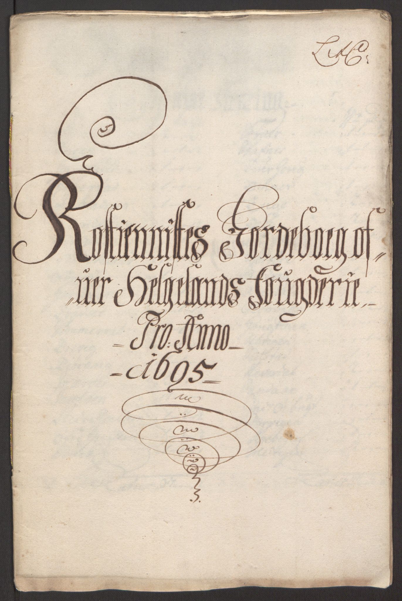 Rentekammeret inntil 1814, Reviderte regnskaper, Fogderegnskap, RA/EA-4092/R65/L4505: Fogderegnskap Helgeland, 1693-1696, p. 349