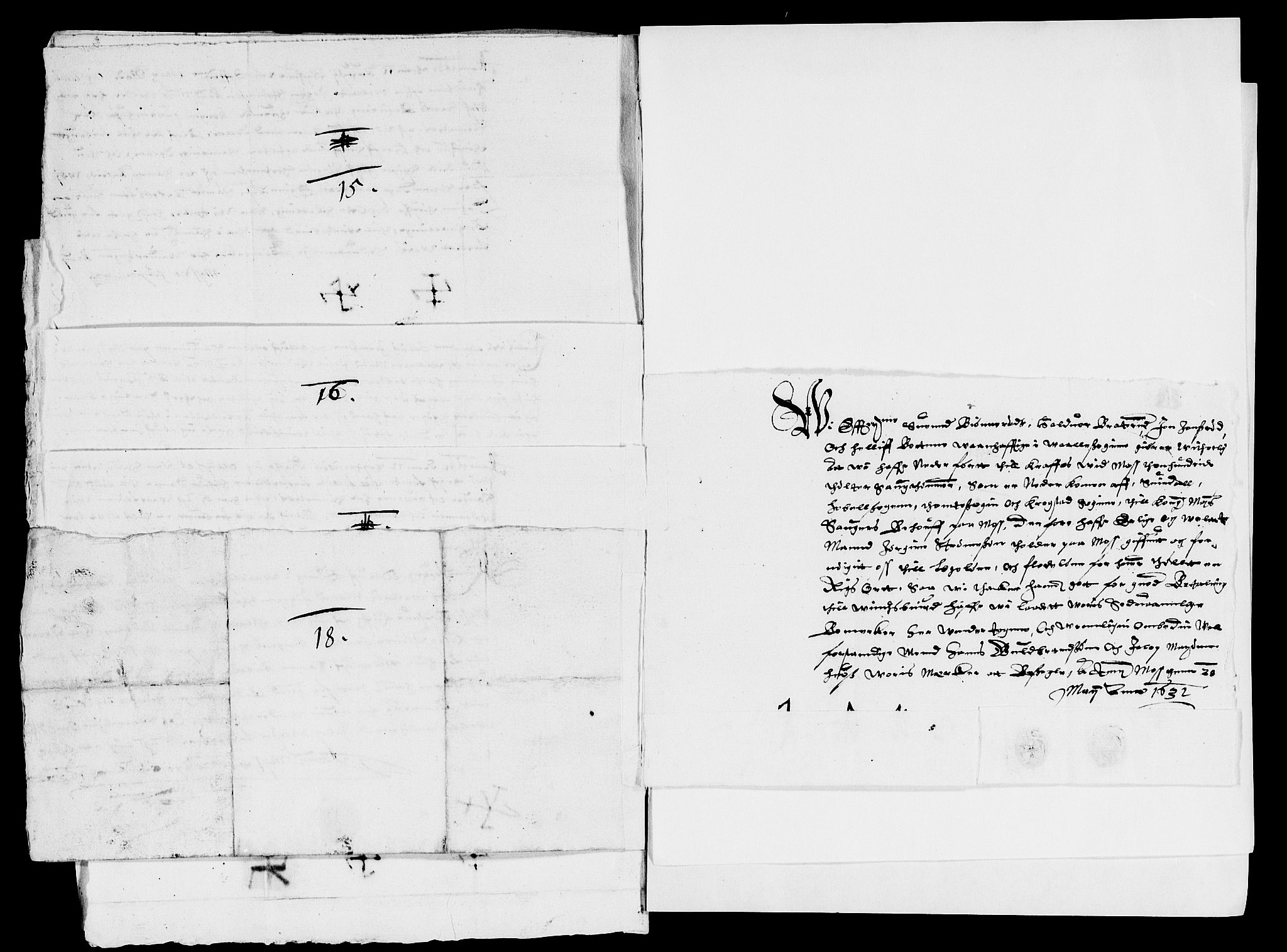 Rentekammeret inntil 1814, Reviderte regnskaper, Lensregnskaper, AV/RA-EA-5023/R/Rb/Rba/L0106: Akershus len, 1631-1632