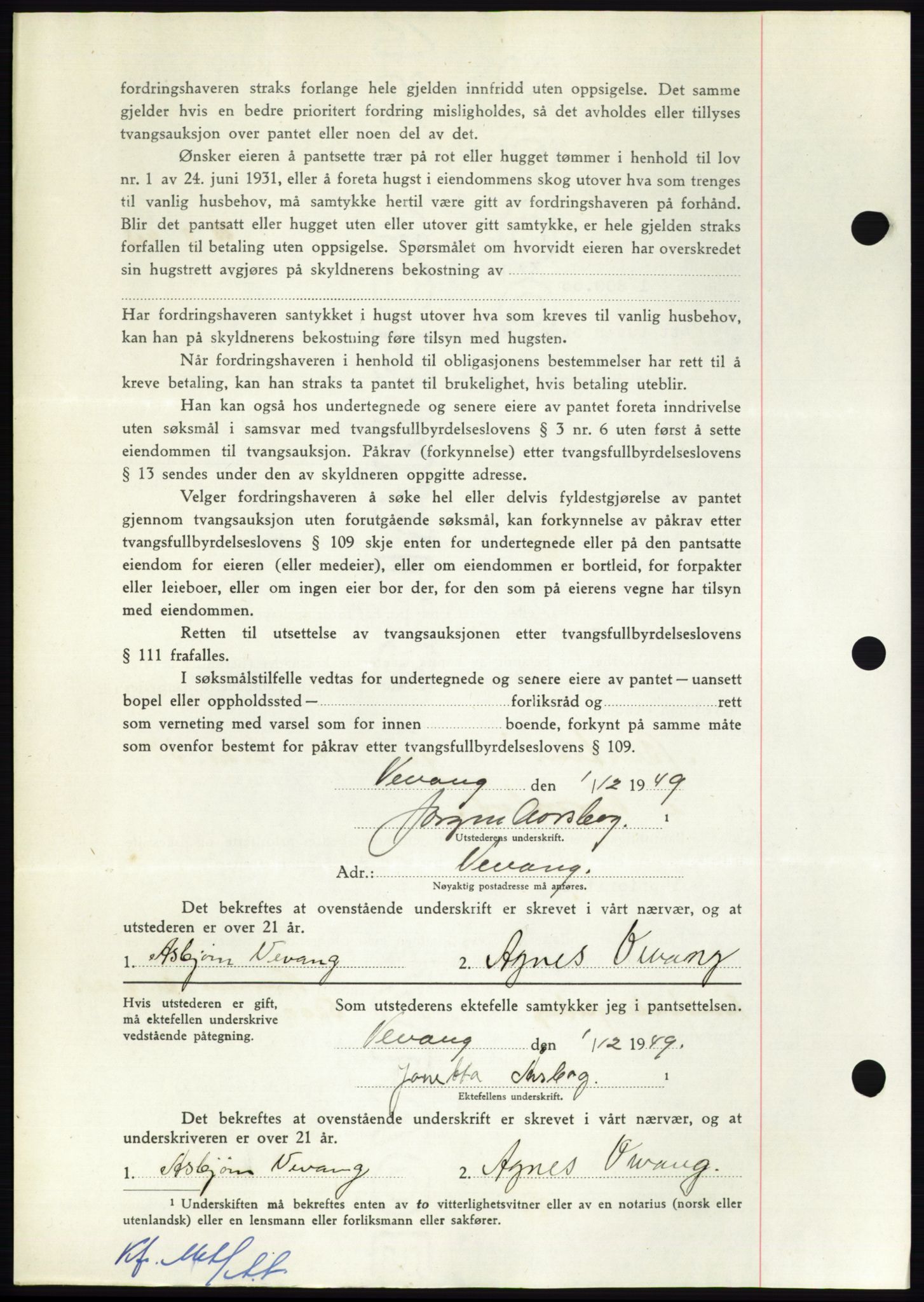 Nordmøre sorenskriveri, AV/SAT-A-4132/1/2/2Ca: Mortgage book no. B103, 1949-1950, Diary no: : 189/1950