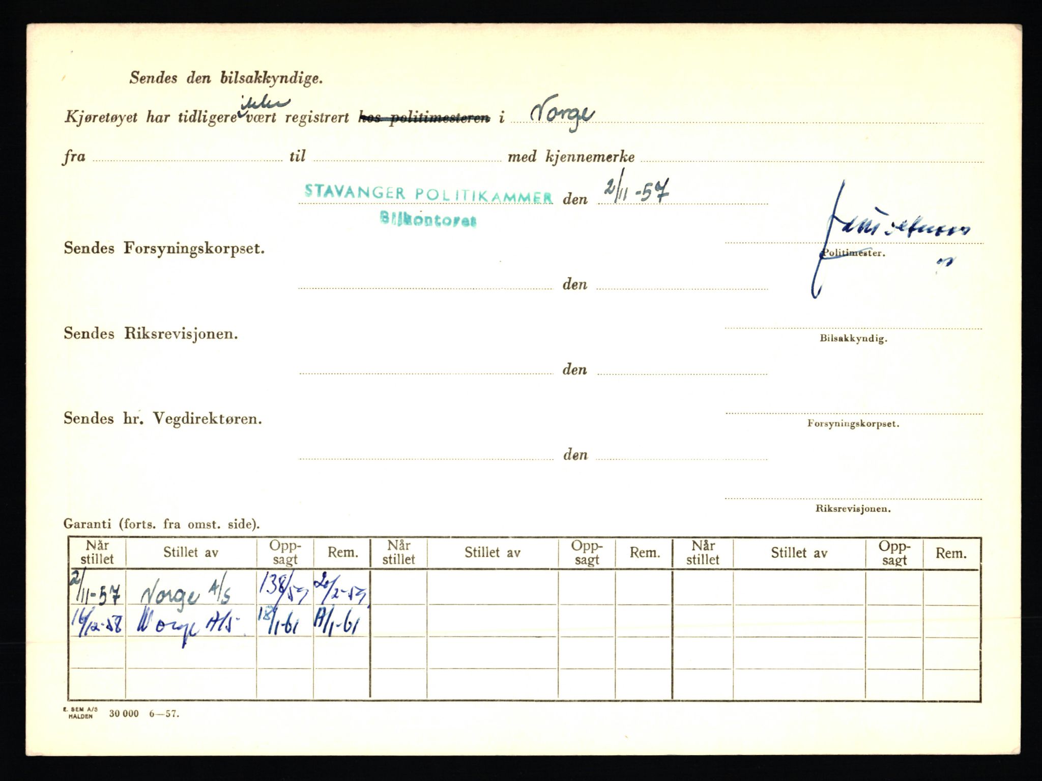 Stavanger trafikkstasjon, AV/SAST-A-101942/0/F/L0002: L-350 - L-699, 1930-1971, p. 586