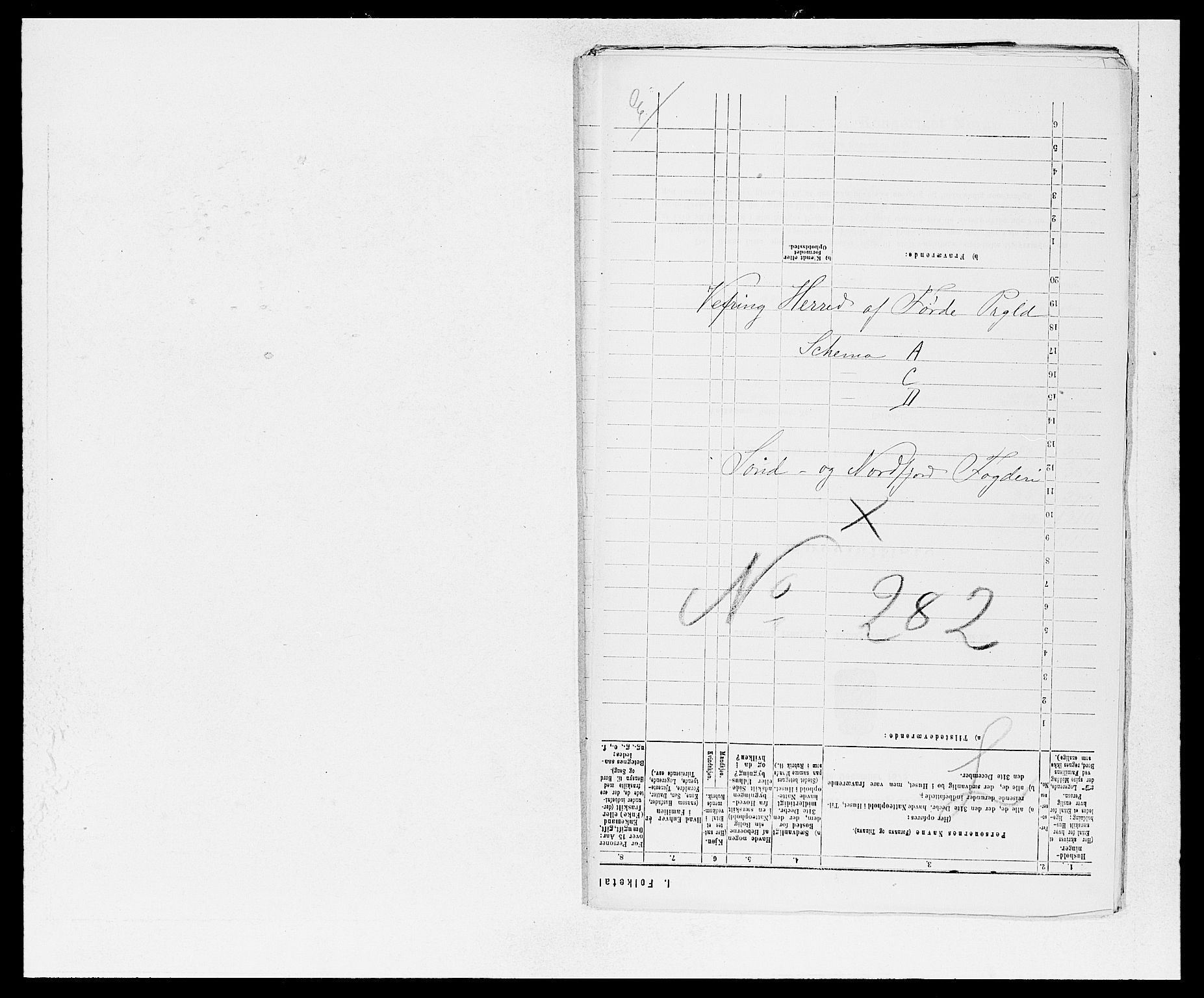 SAB, 1875 census for 1432P Førde, 1875, p. 1679
