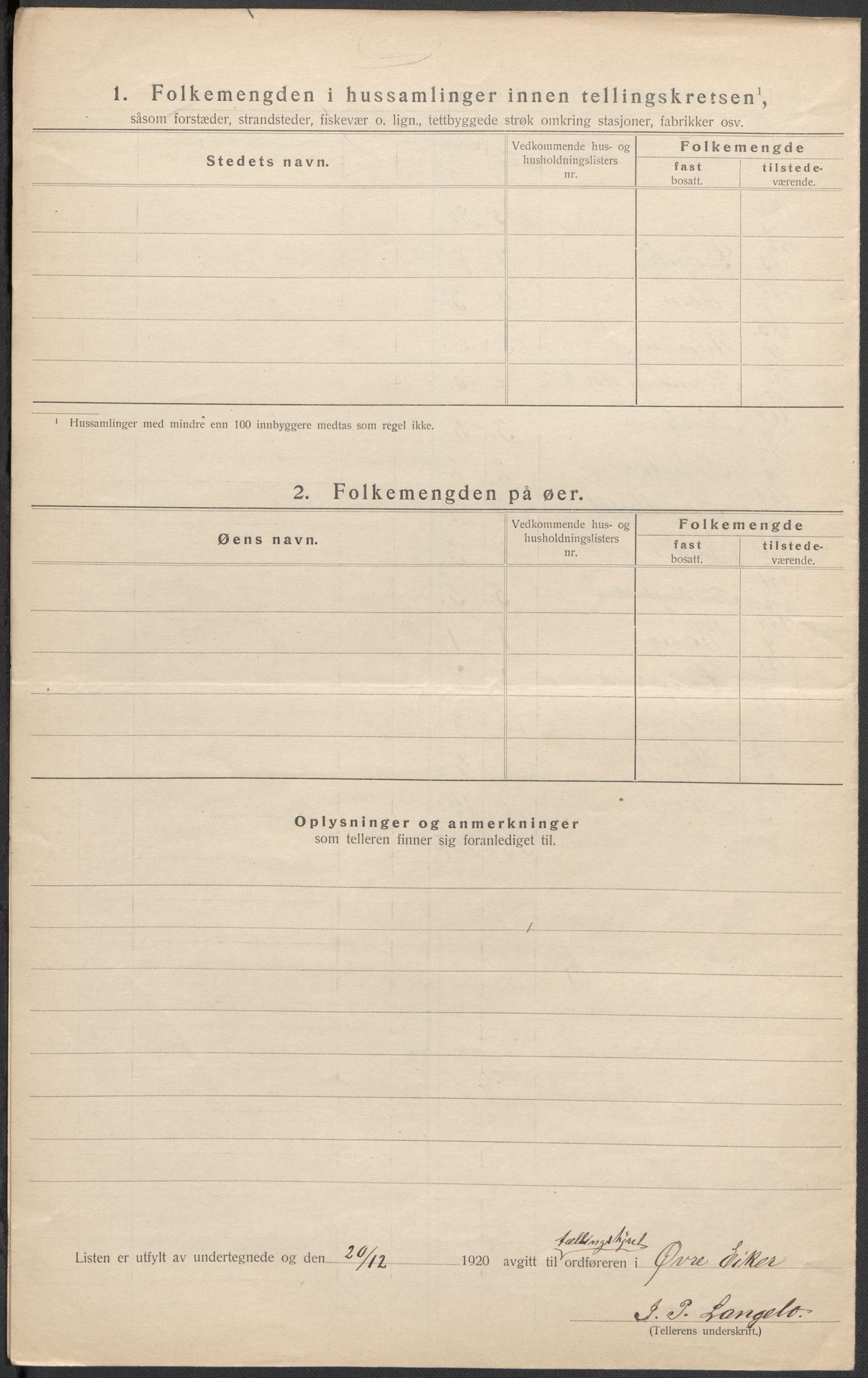 SAKO, 1920 census for Øvre Eiker, 1920, p. 33