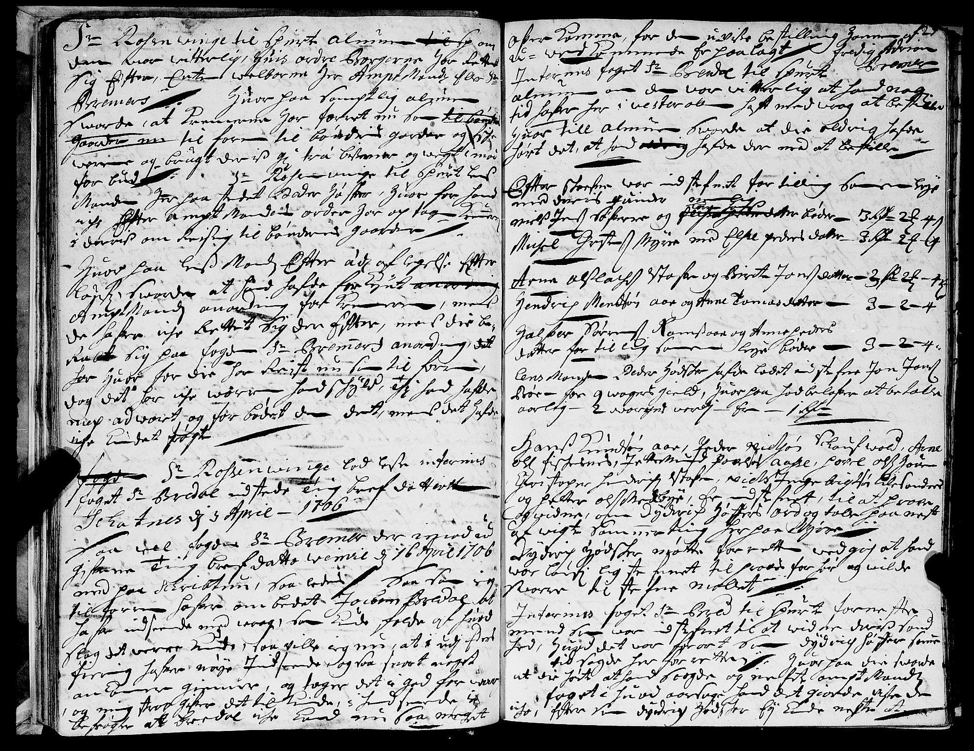 Lofoten sorenskriveri, SAT/A-0017/1/1/1A/L0002: Tingbok, 1706-1715, p. 24b-25a