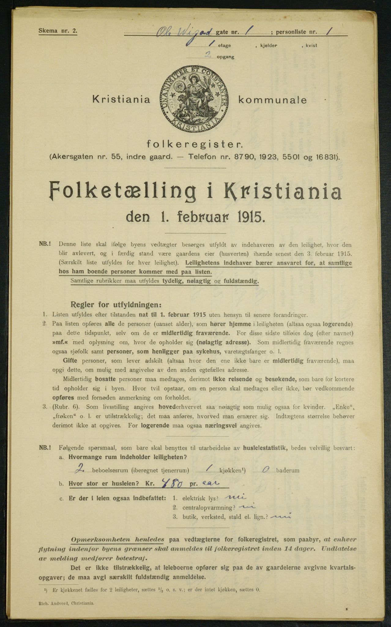 OBA, Municipal Census 1915 for Kristiania, 1915, p. 74841