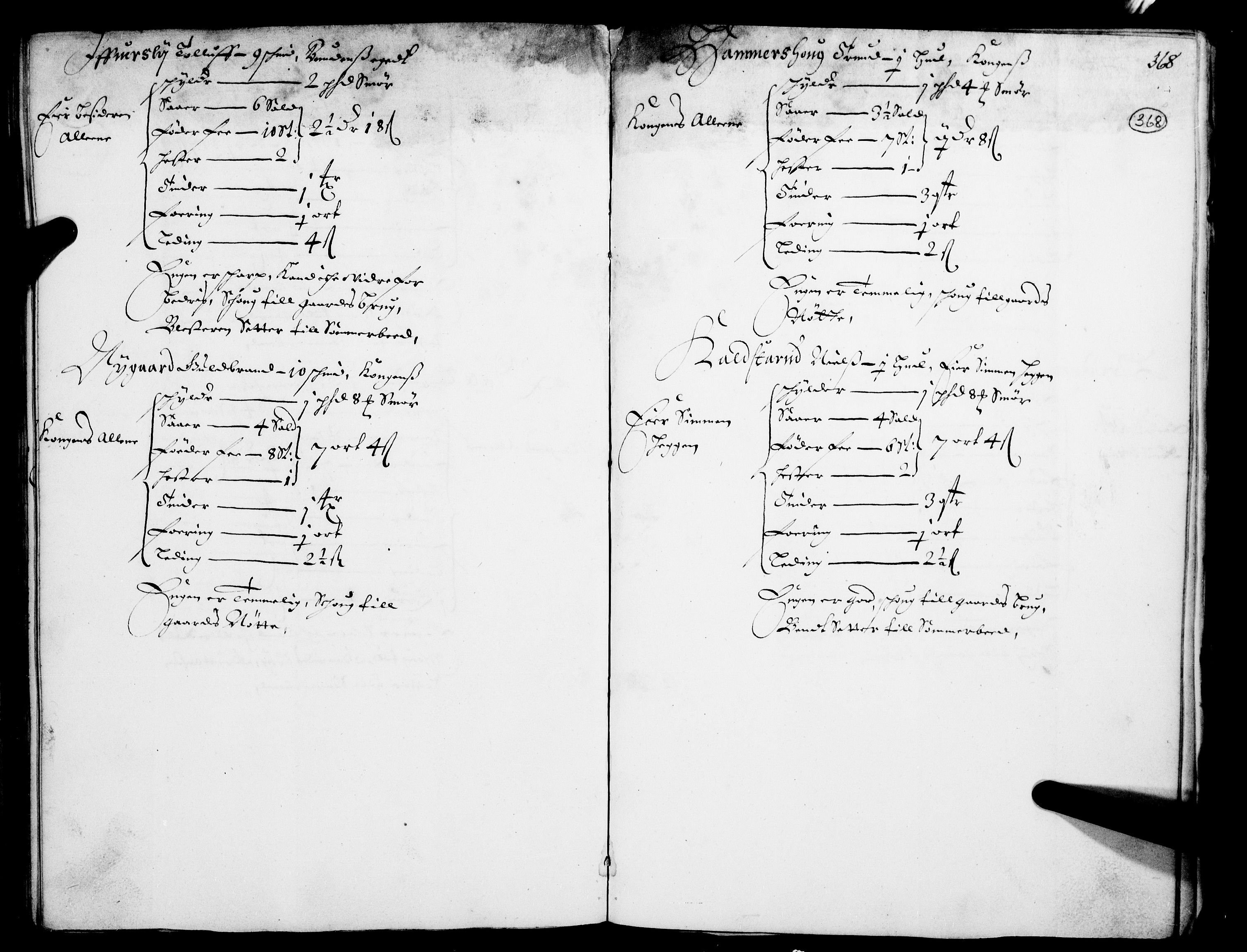 Rentekammeret inntil 1814, Realistisk ordnet avdeling, AV/RA-EA-4070/N/Nb/Nba/L0015: Gudbrandsdalen fogderi, 2. del, 1668, p. 367b-368a