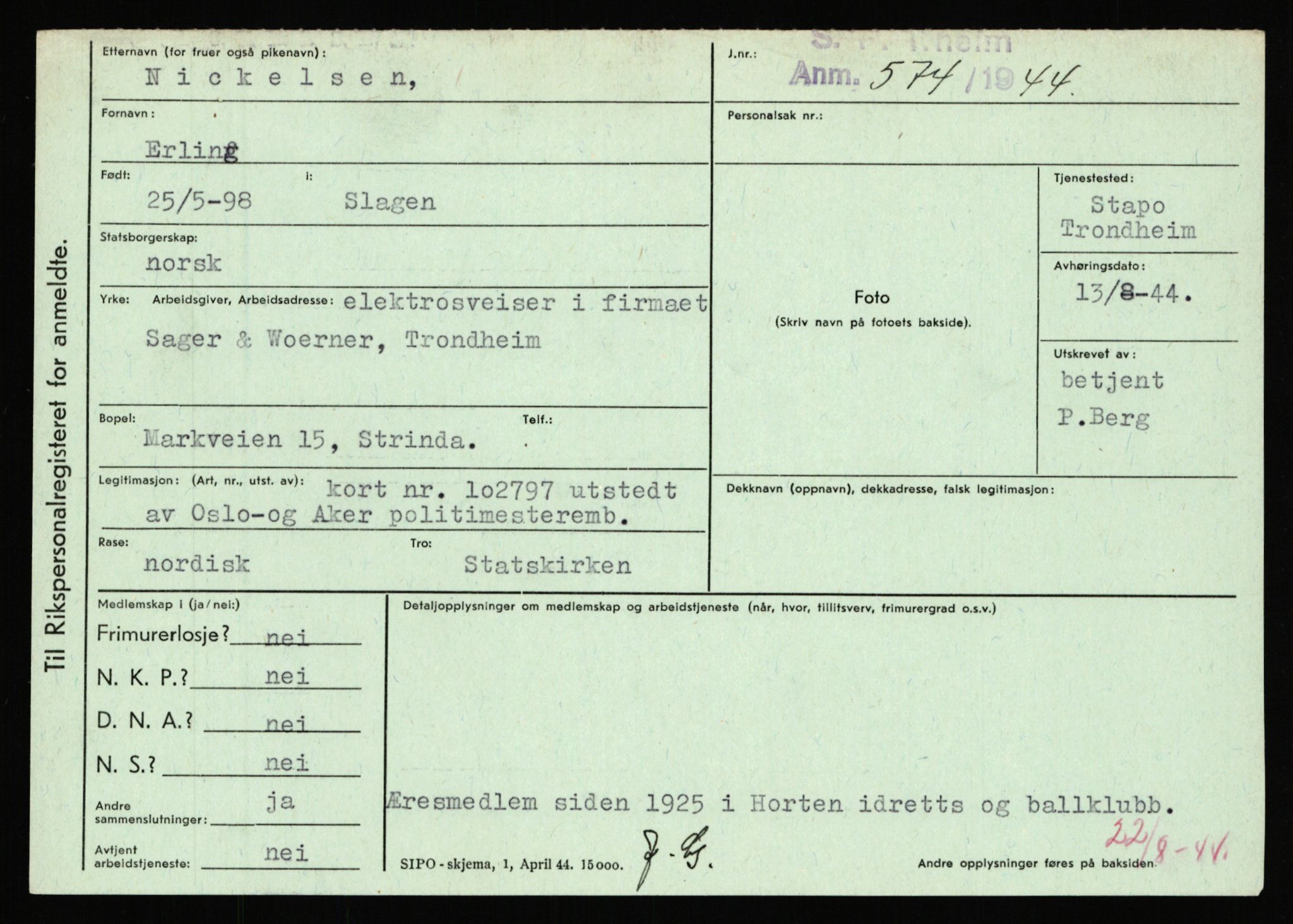 Statspolitiet - Hovedkontoret / Osloavdelingen, AV/RA-S-1329/C/Ca/L0011: Molberg - Nøstvold, 1943-1945, p. 2233