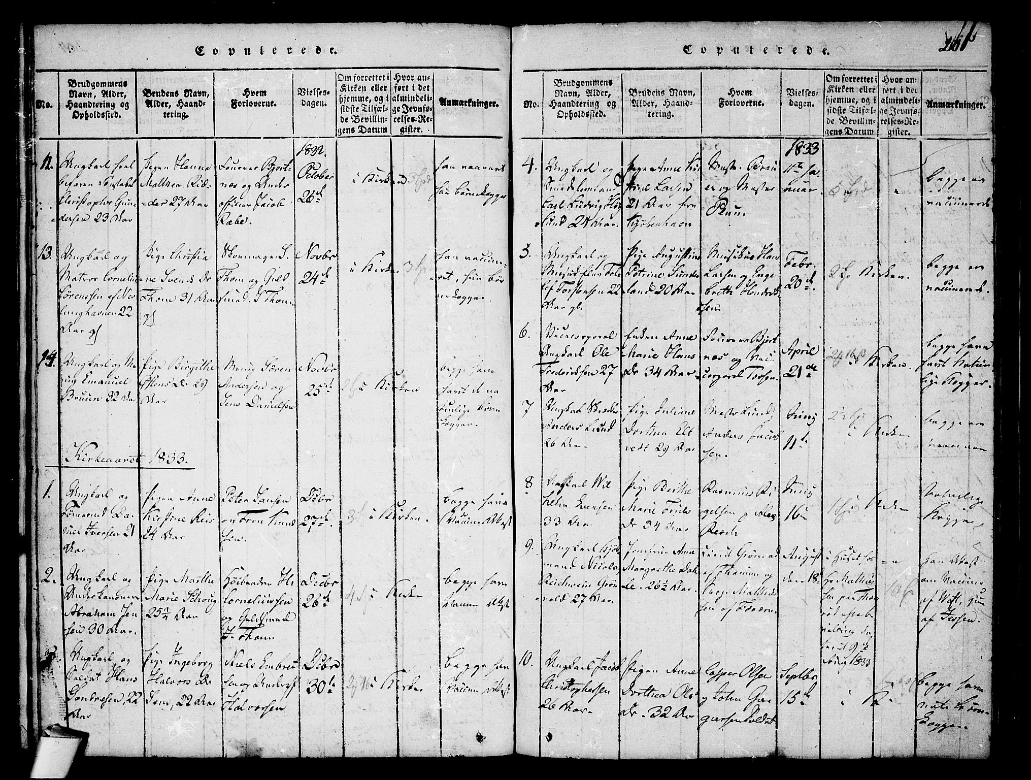 Stavern kirkebøker, SAKO/A-318/F/Fa/L0006: Parish register (official) no. 6, 1816-1839, p. 205