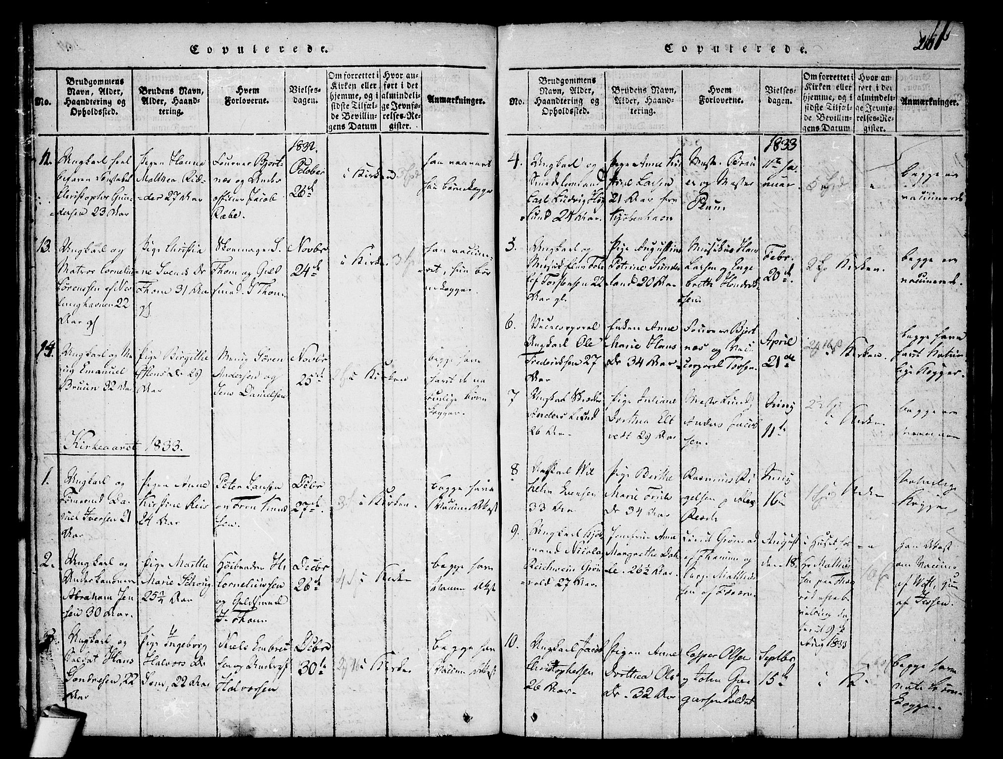 Stavern kirkebøker, AV/SAKO-A-318/F/Fa/L0006: Parish register (official) no. 6, 1816-1839, p. 205