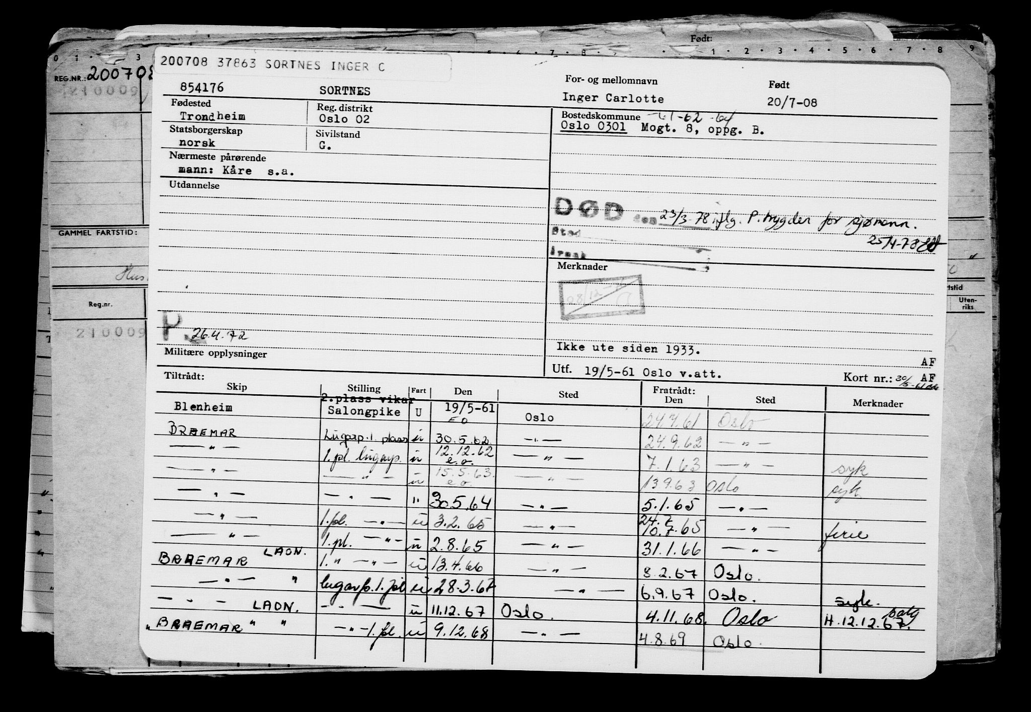 Direktoratet for sjømenn, AV/RA-S-3545/G/Gb/L0078: Hovedkort, 1908, p. 306