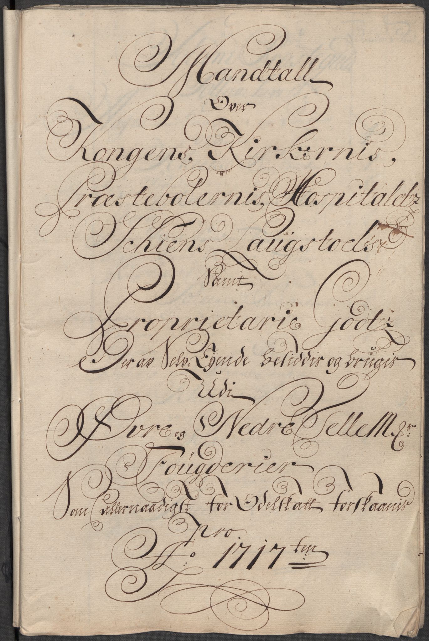 Rentekammeret inntil 1814, Reviderte regnskaper, Fogderegnskap, AV/RA-EA-4092/R36/L2129: Fogderegnskap Øvre og Nedre Telemark og Bamble, 1717, p. 398