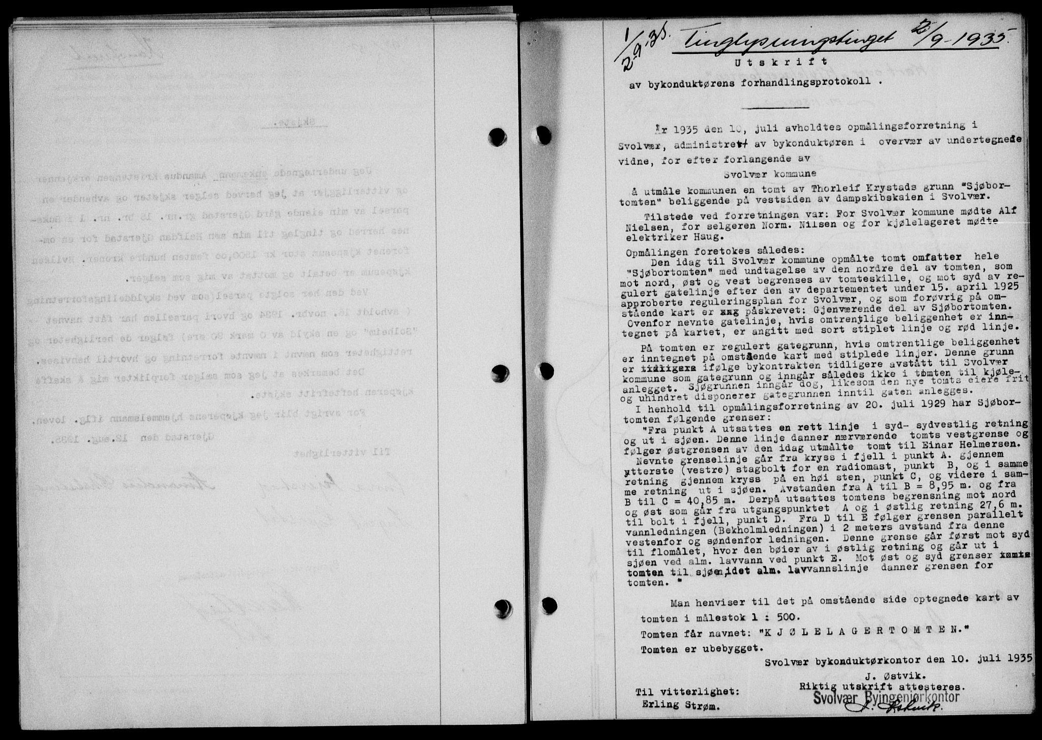 Lofoten sorenskriveri, SAT/A-0017/1/2/2C/L0032b: Mortgage book no. 32b, 1935-1935, Deed date: 02.09.1935
