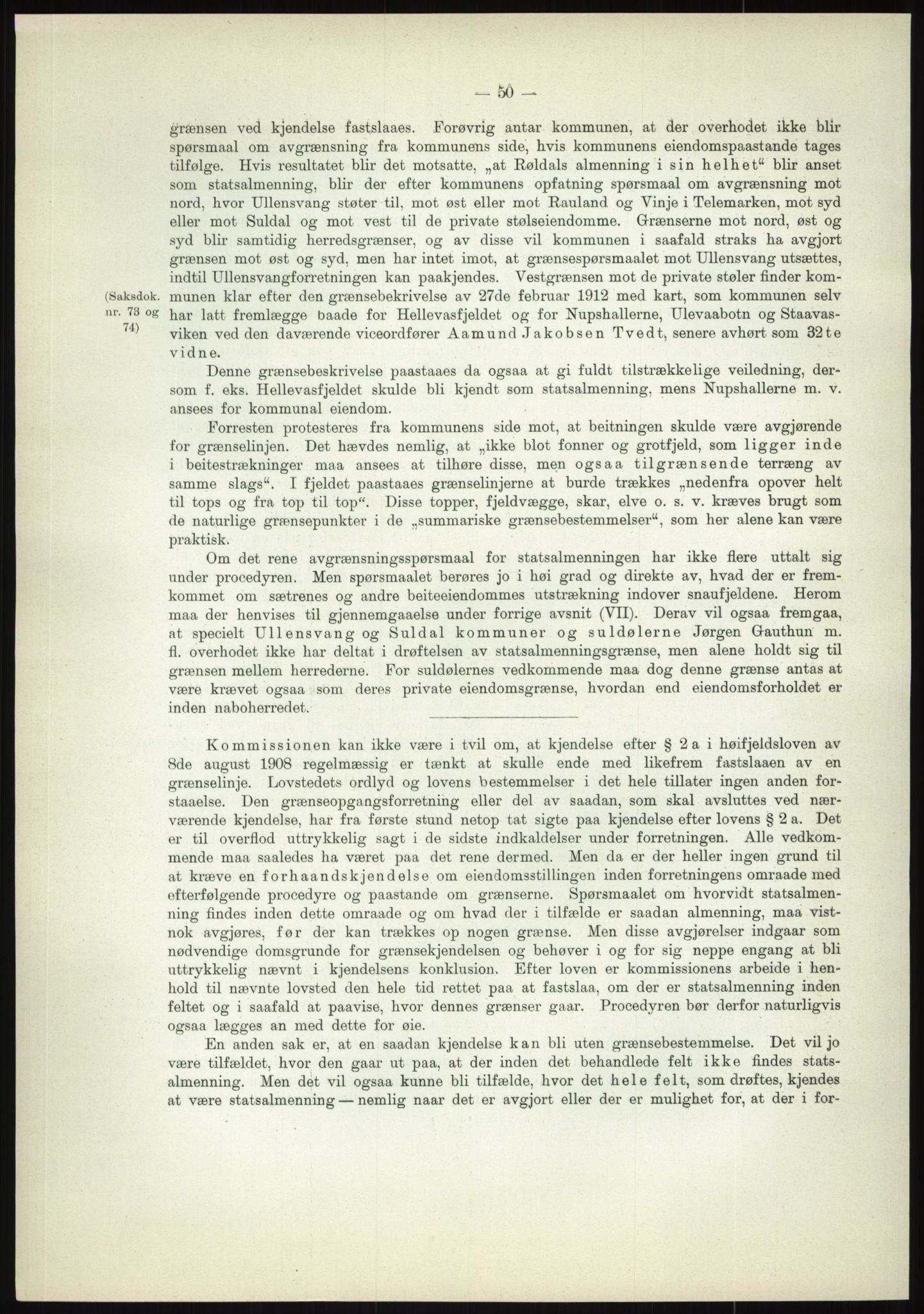 Høyfjellskommisjonen, AV/RA-S-1546/X/Xa/L0001: Nr. 1-33, 1909-1953, p. 591