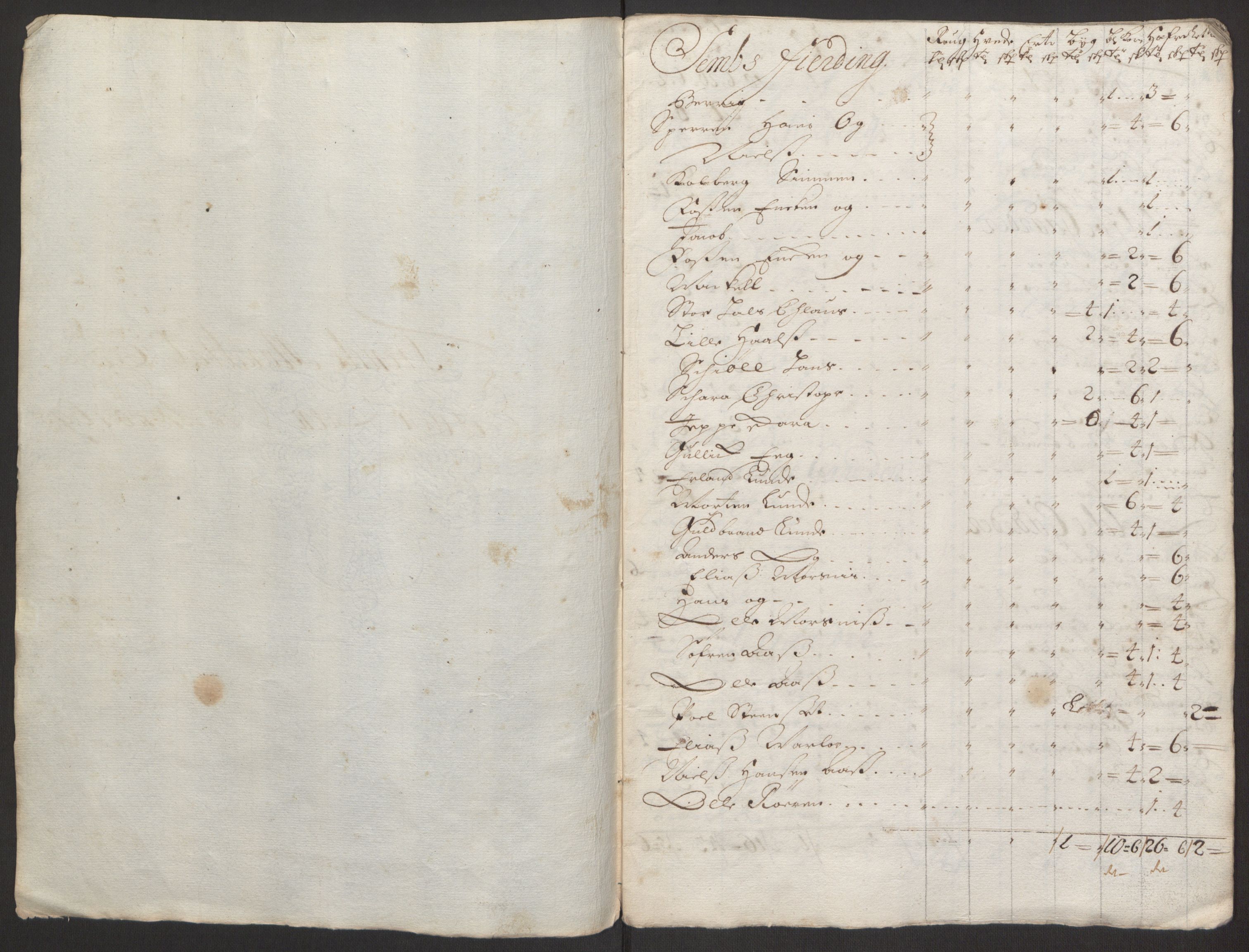 Rentekammeret inntil 1814, Reviderte regnskaper, Fogderegnskap, RA/EA-4092/R30/L1694: Fogderegnskap Hurum, Røyken, Eiker og Lier, 1694-1696, p. 172