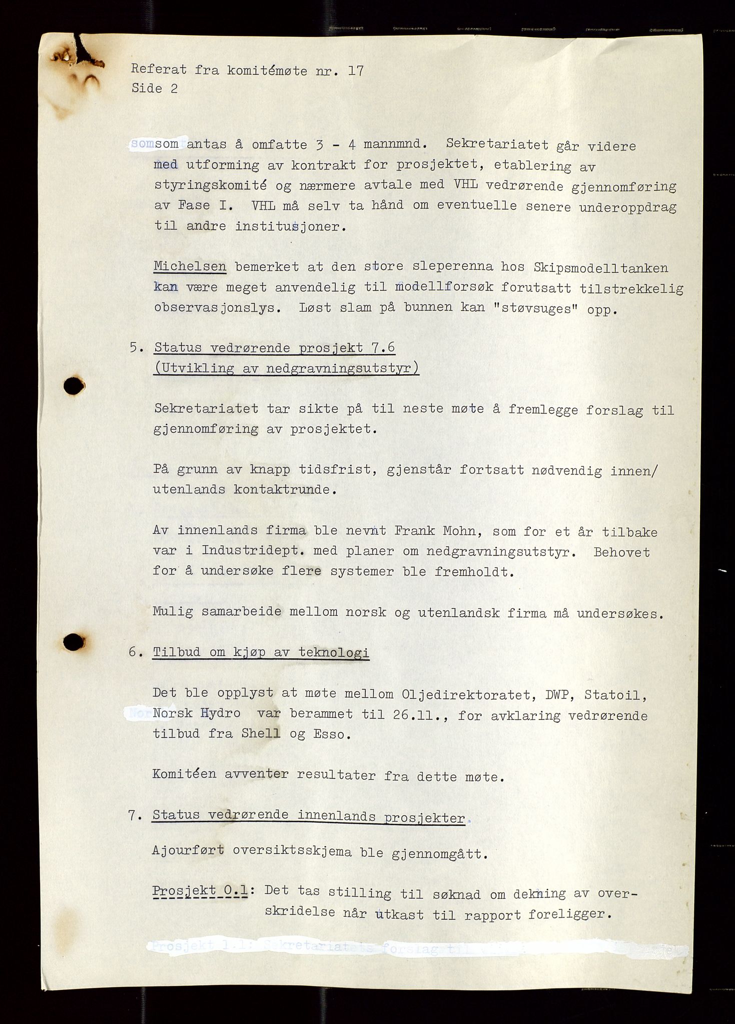 Industridepartementet, Oljekontoret, AV/SAST-A-101348/Di/L0003: DWP, møtereferater, 1972-1974, p. 478